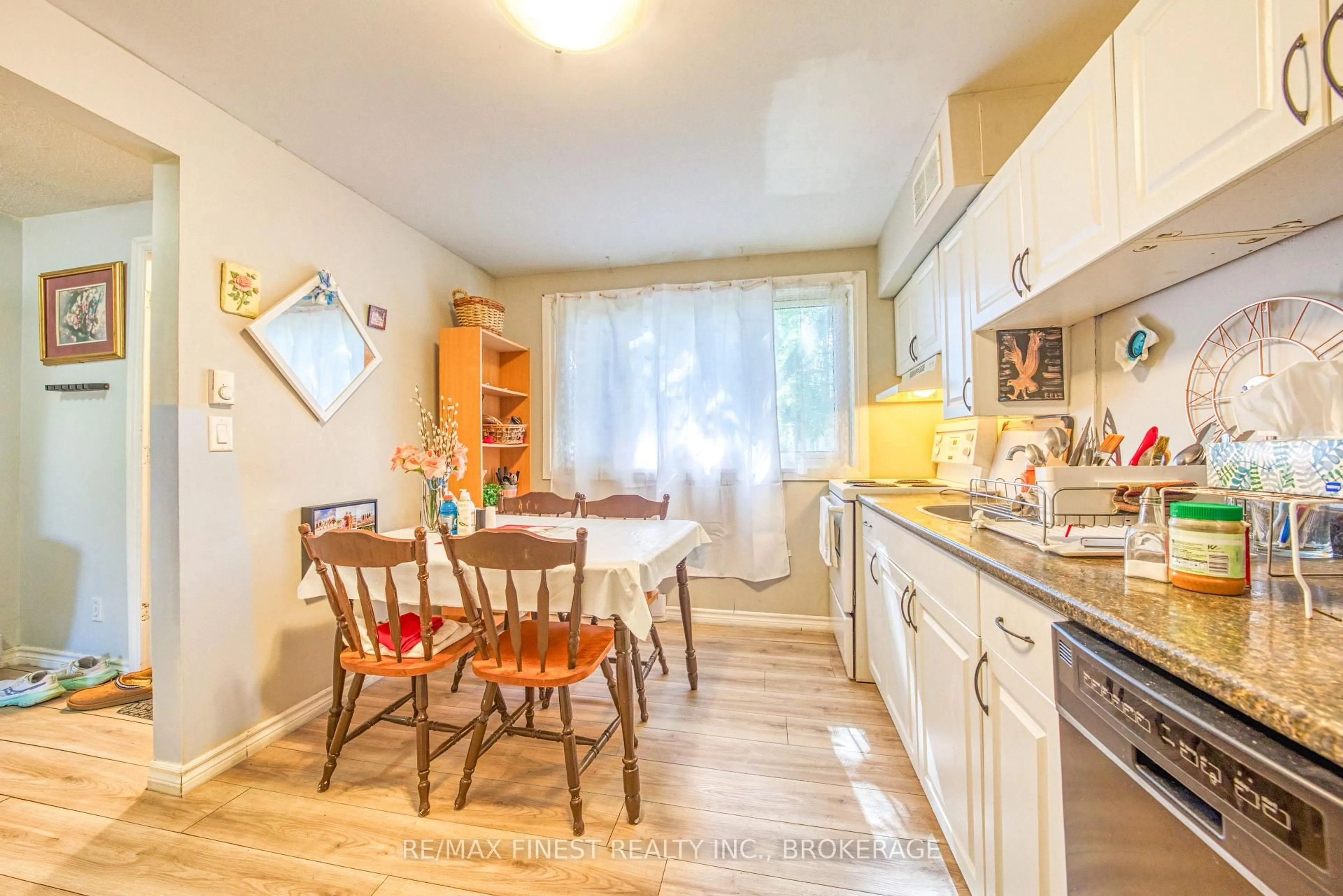 Standard kitchen, wood/laminate floor for 258 Queen Mary Rd #50, Kingston Ontario K7M 2B2
