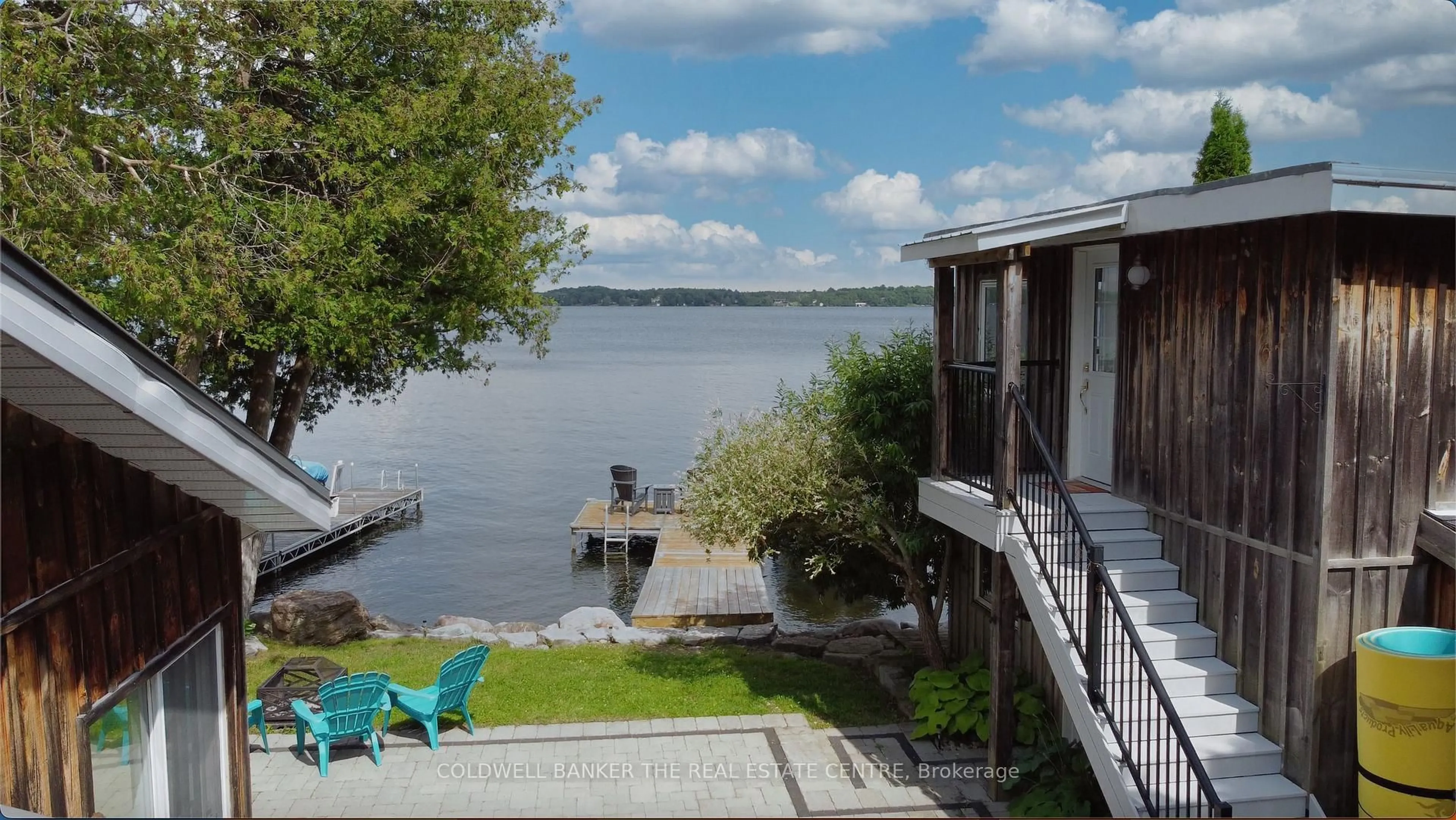 Patio, water/lake/river/ocean view for 23 Cedar Dale Dr, Kawartha Lakes Ontario K0M 2B0
