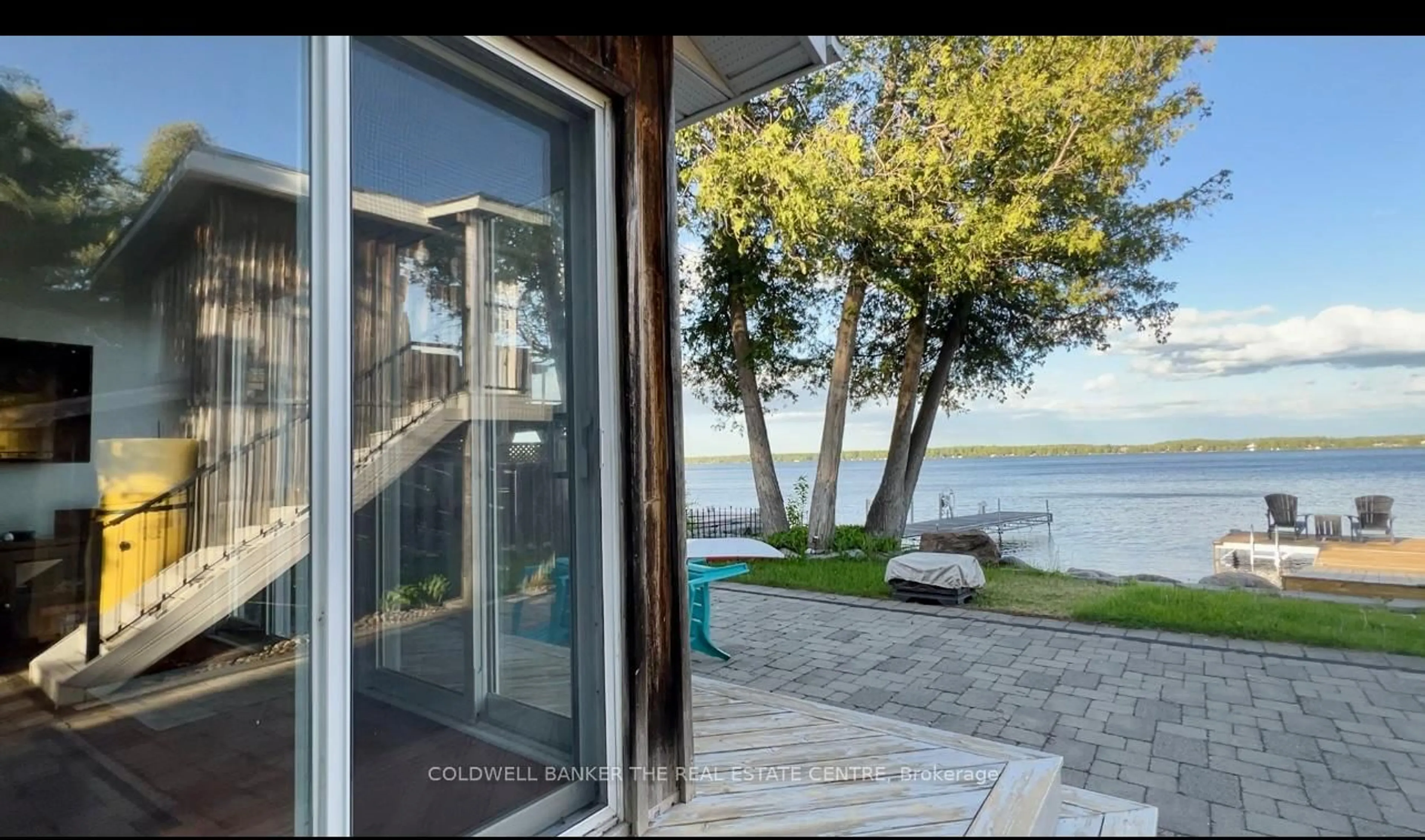 Patio, water/lake/river/ocean view for 23 Cedar Dale Dr, Kawartha Lakes Ontario K0M 2B0