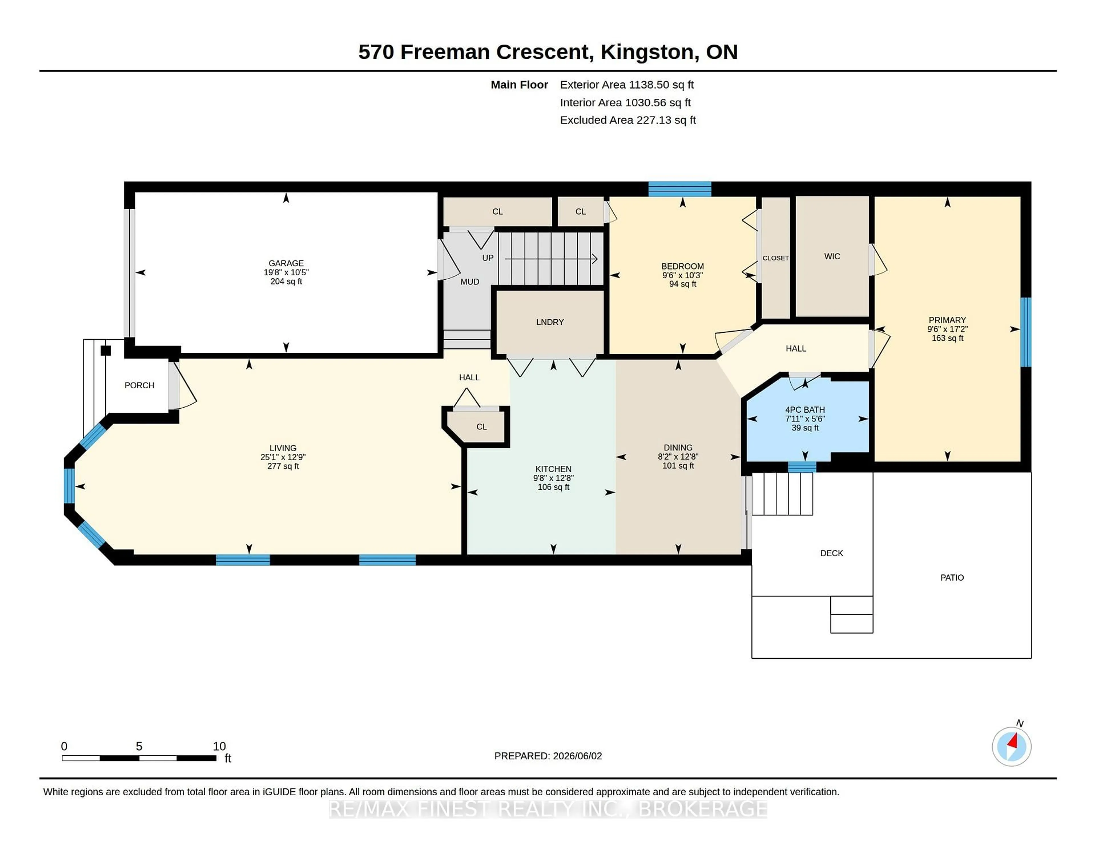 Floor plan for 570 Freeman Cres, Kingston Ontario K7K 7H5