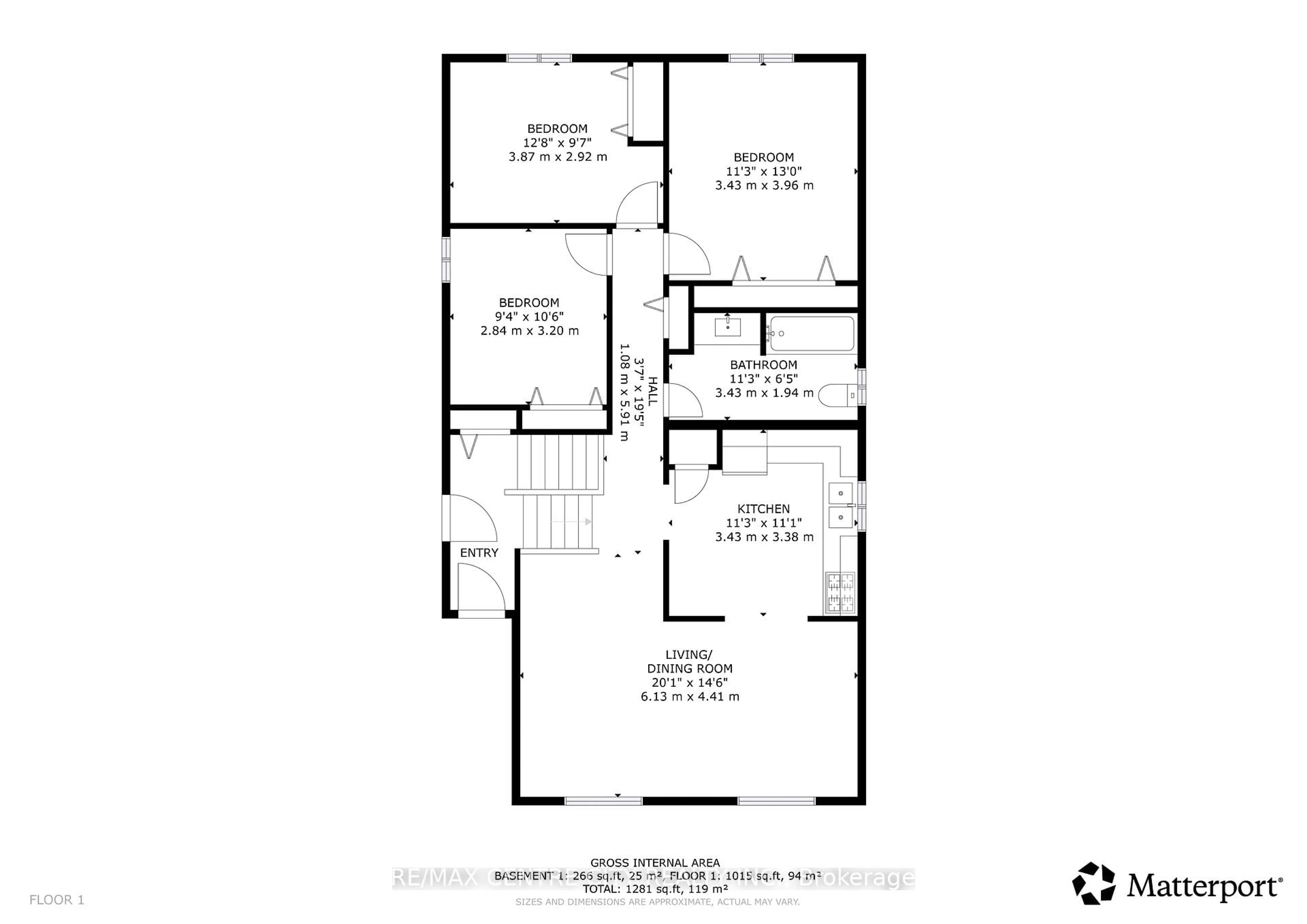 Floor plan for 25 Pearson Ave, Strathroy-Caradoc Ontario N7G 3Y1
