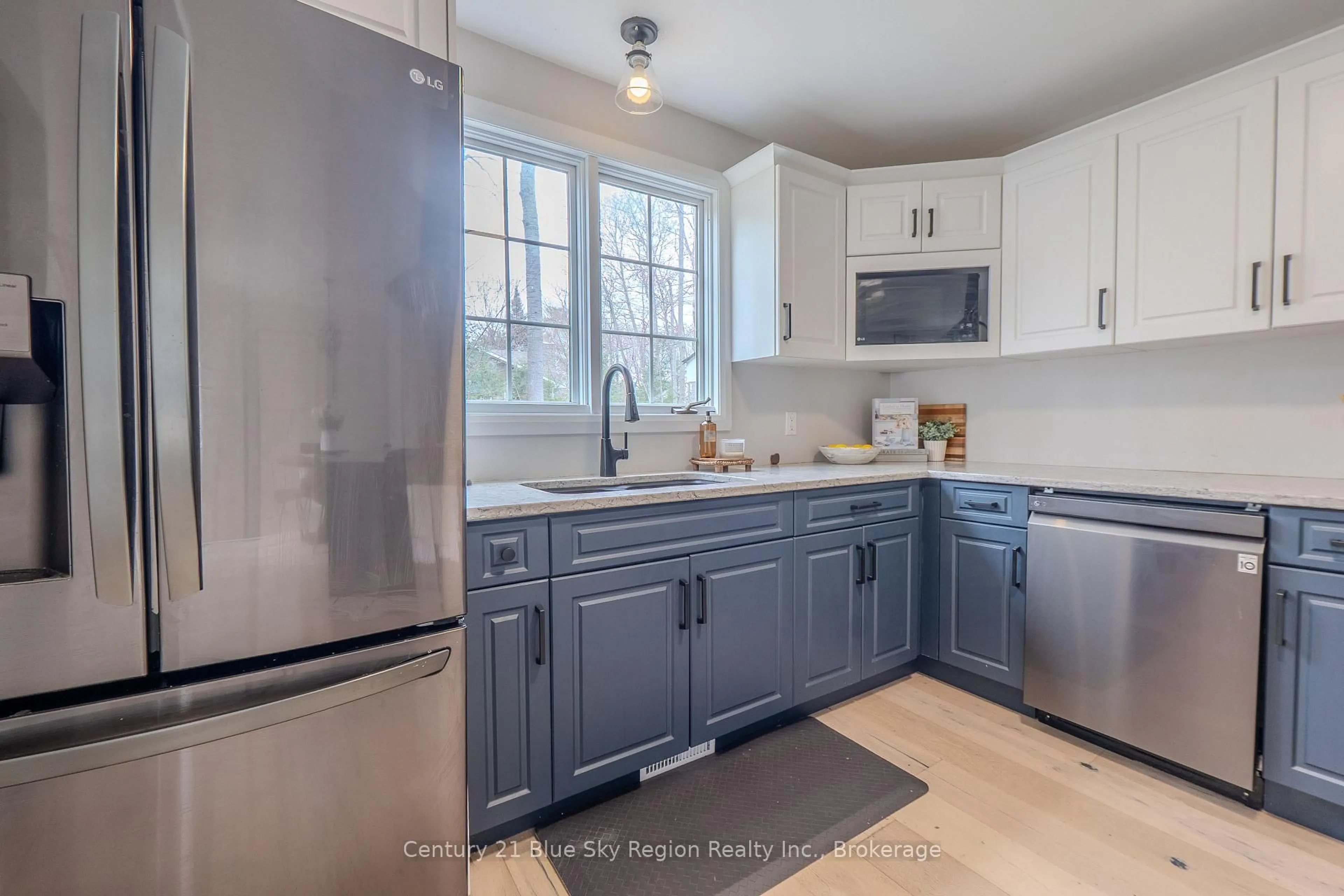 Open concept kitchen, ceramic/tile floor for 64 Ninovan Rd, Callander Ontario P1B 8Z4