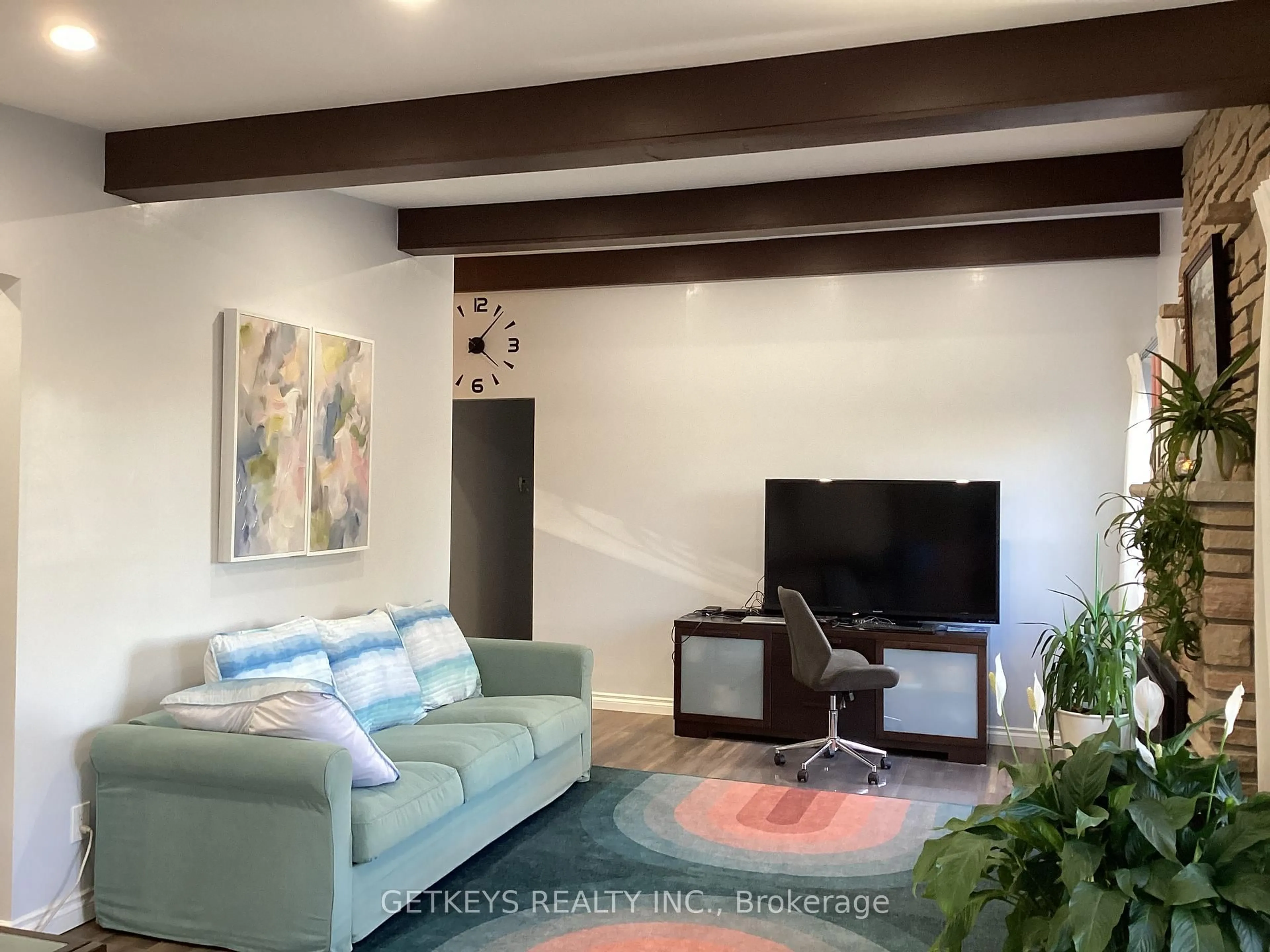 Living room with furniture, unknown for 49 King George Cres, Quinte West Ontario K0K 1E0