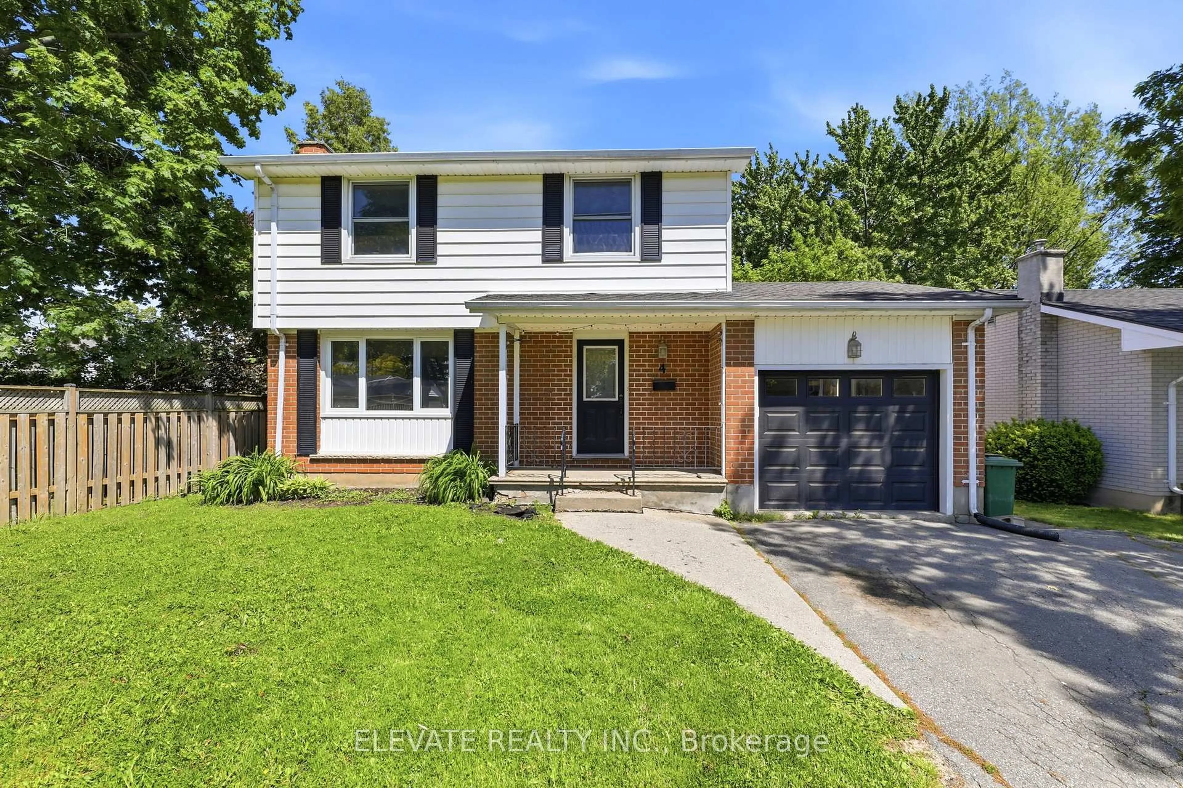 Home with brick exterior material, street for 4 Pullen Ave, St. Thomas Ontario N5R 4T4