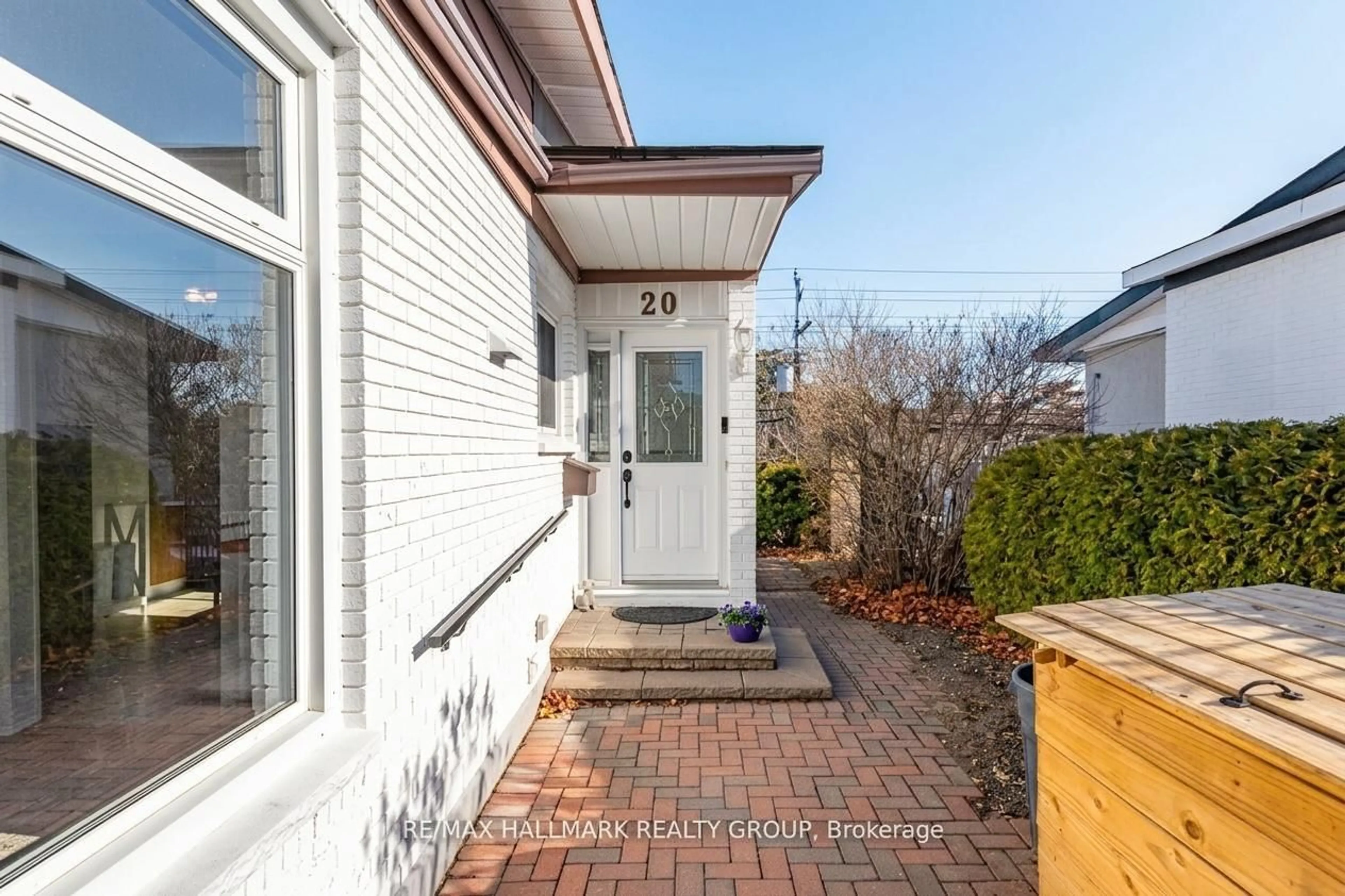 Home with brick exterior material, street for 20 Mulvagh Ave, Ottawa Ontario K2E 6M6