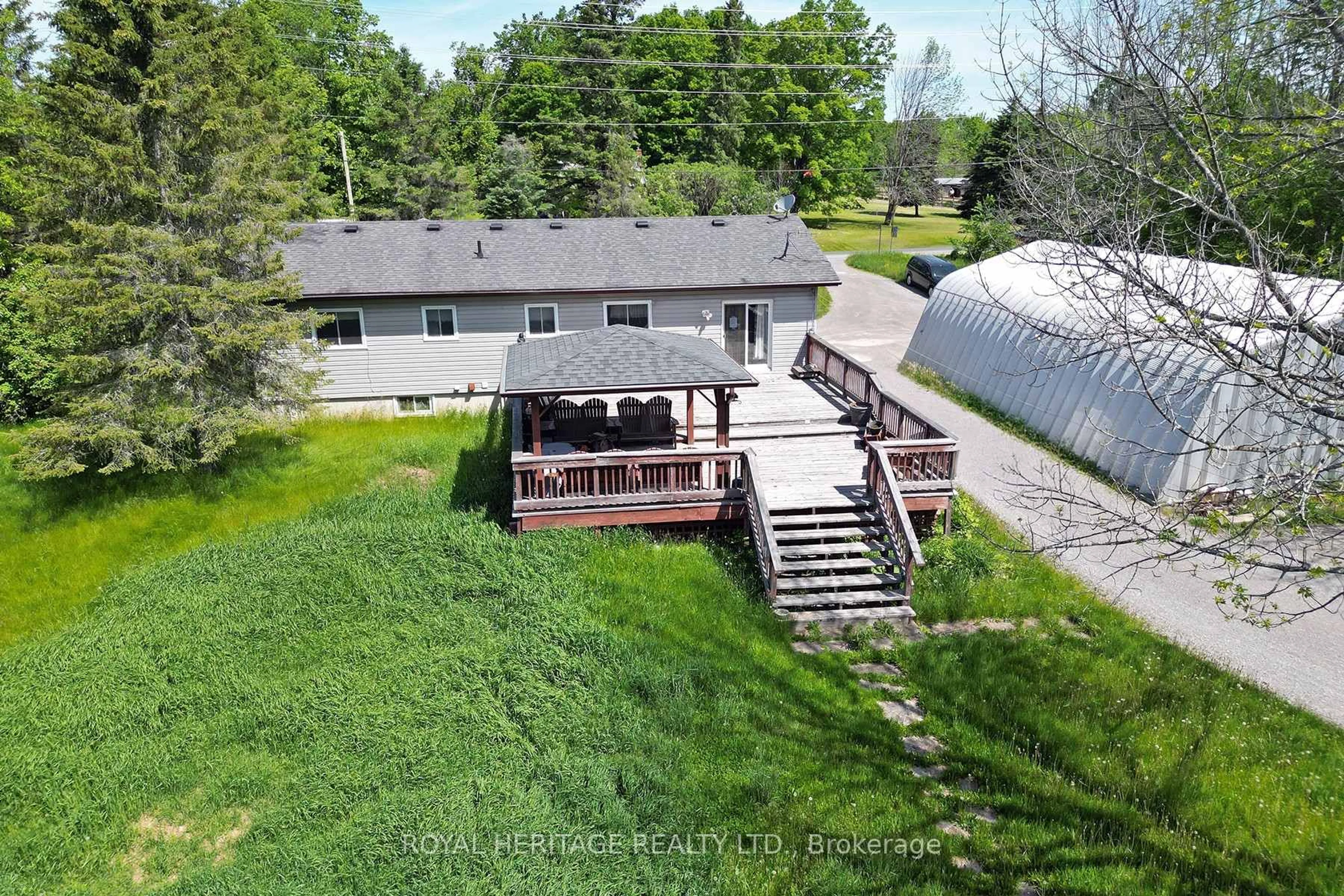 A pic from outside/outdoor area/front of a property/back of a property/a pic from drone, unknown for 1349 Trent River Rd, Trent Hills Ontario K0L 1Z0