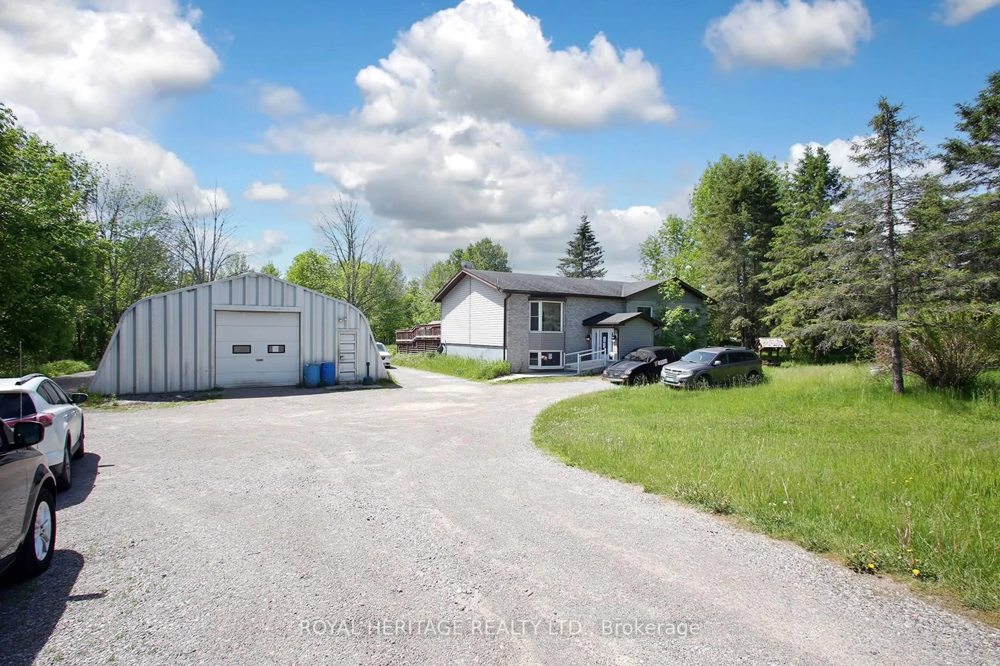 A pic from outside/outdoor area/front of a property/back of a property/a pic from drone, street for 1349 Trent River Rd, Trent Hills Ontario K0L 1Z0
