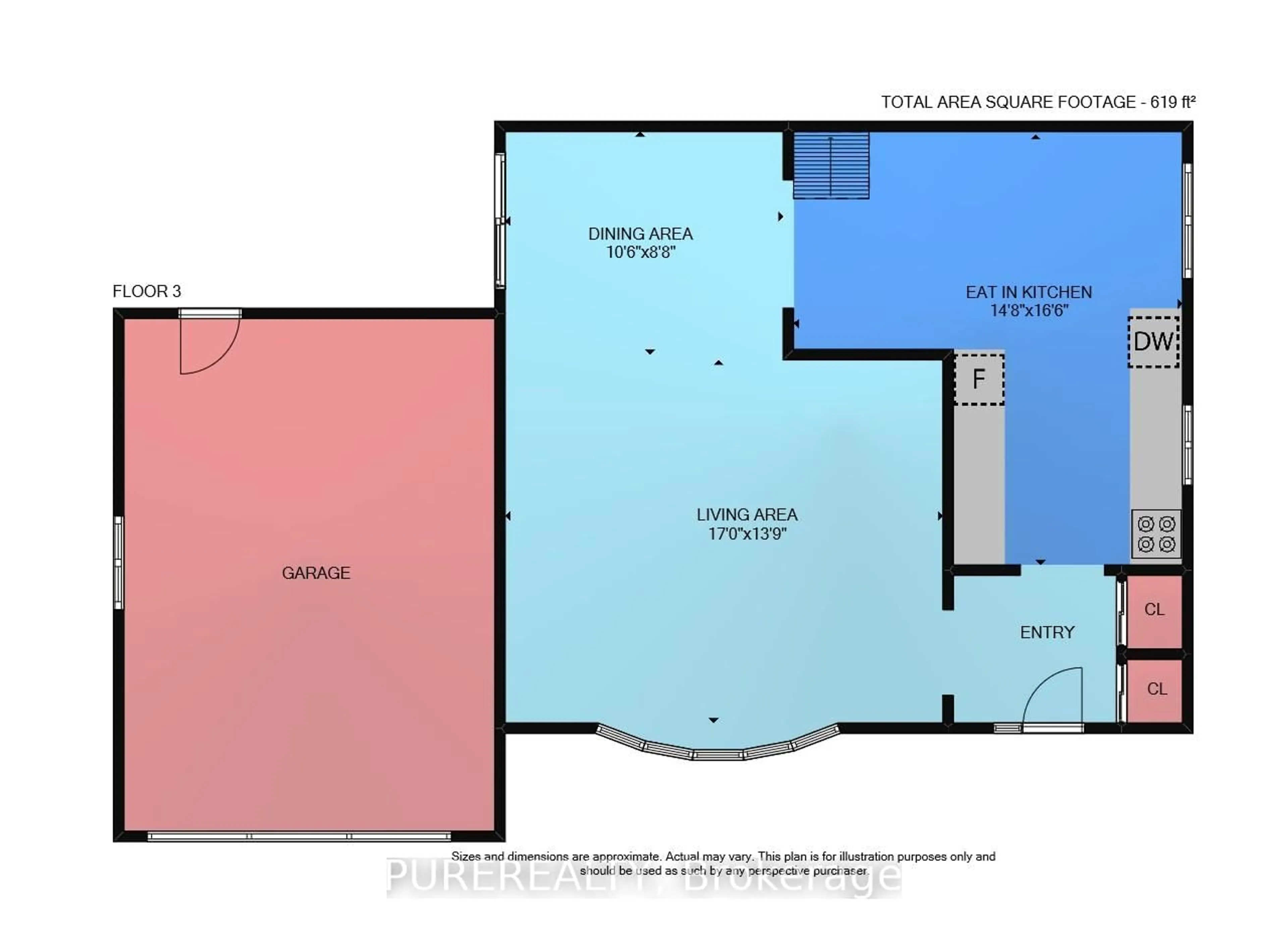 Floor plan for 23 Duchess Crt, Hamilton Ontario L8E 1A4