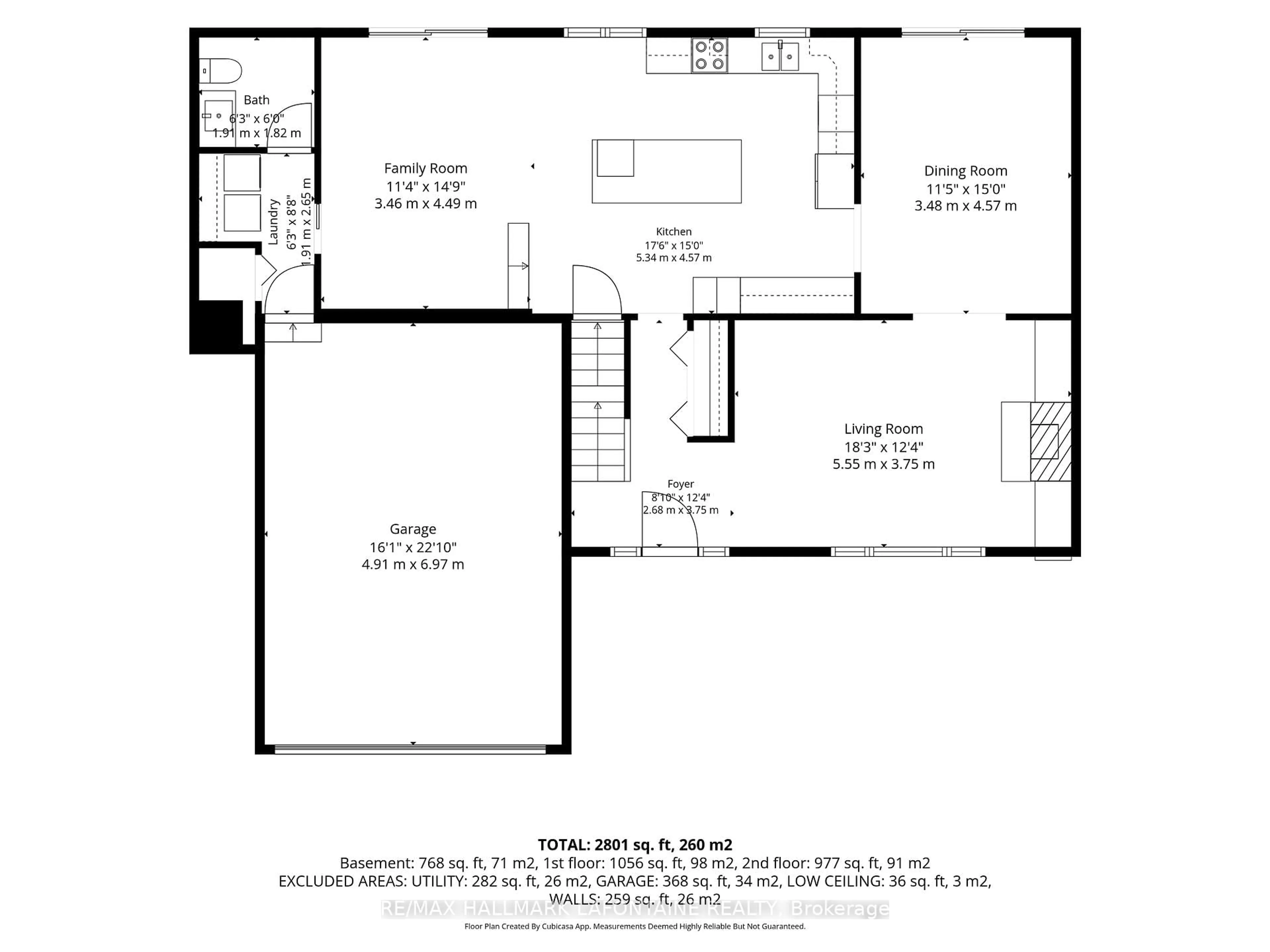 Floor plan for 9 Birch Ave, Ottawa Ontario K1K 3G4