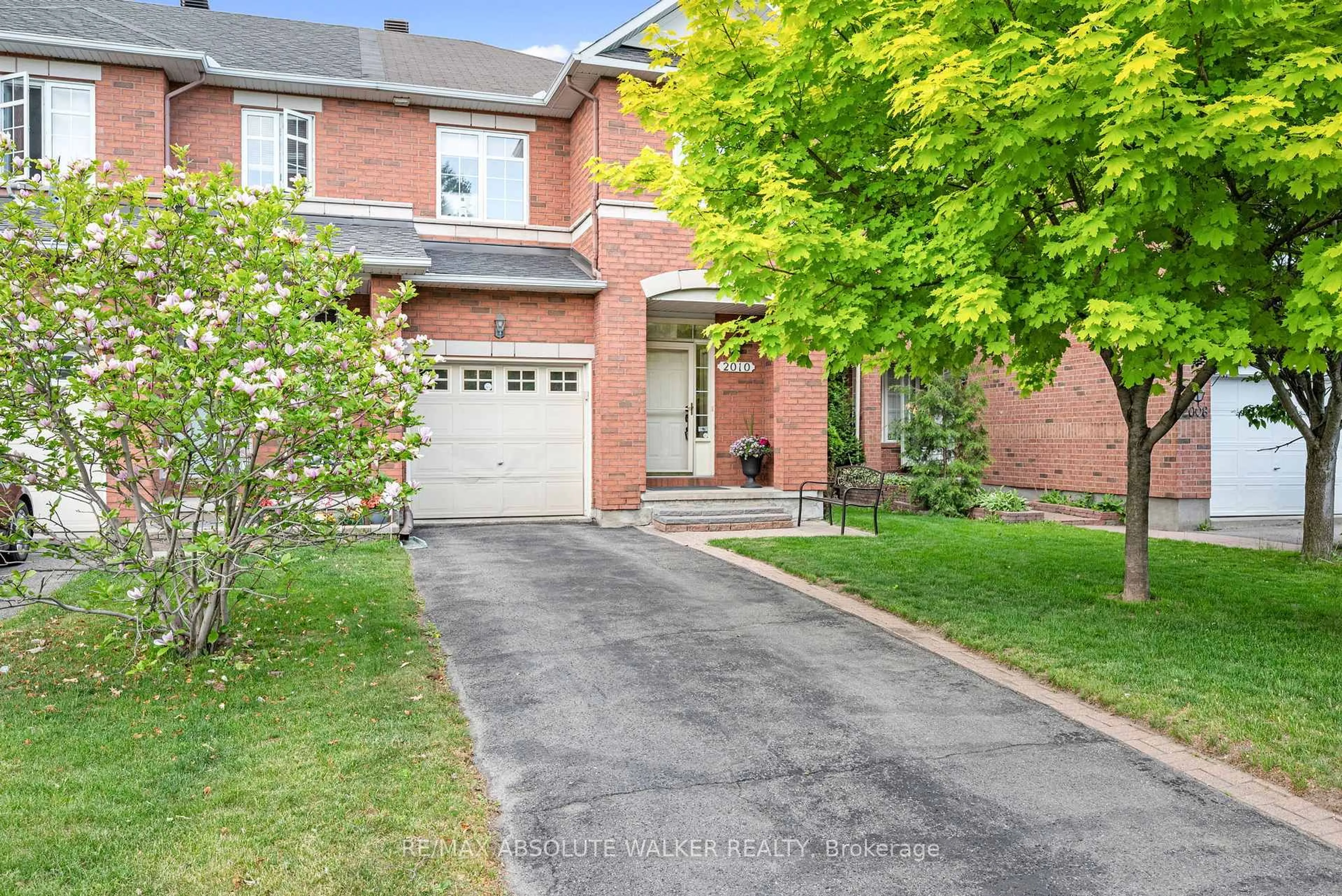 Home with brick exterior material, street for 2010 Bergamot Circ, Ottawa Ontario K4A 4R2