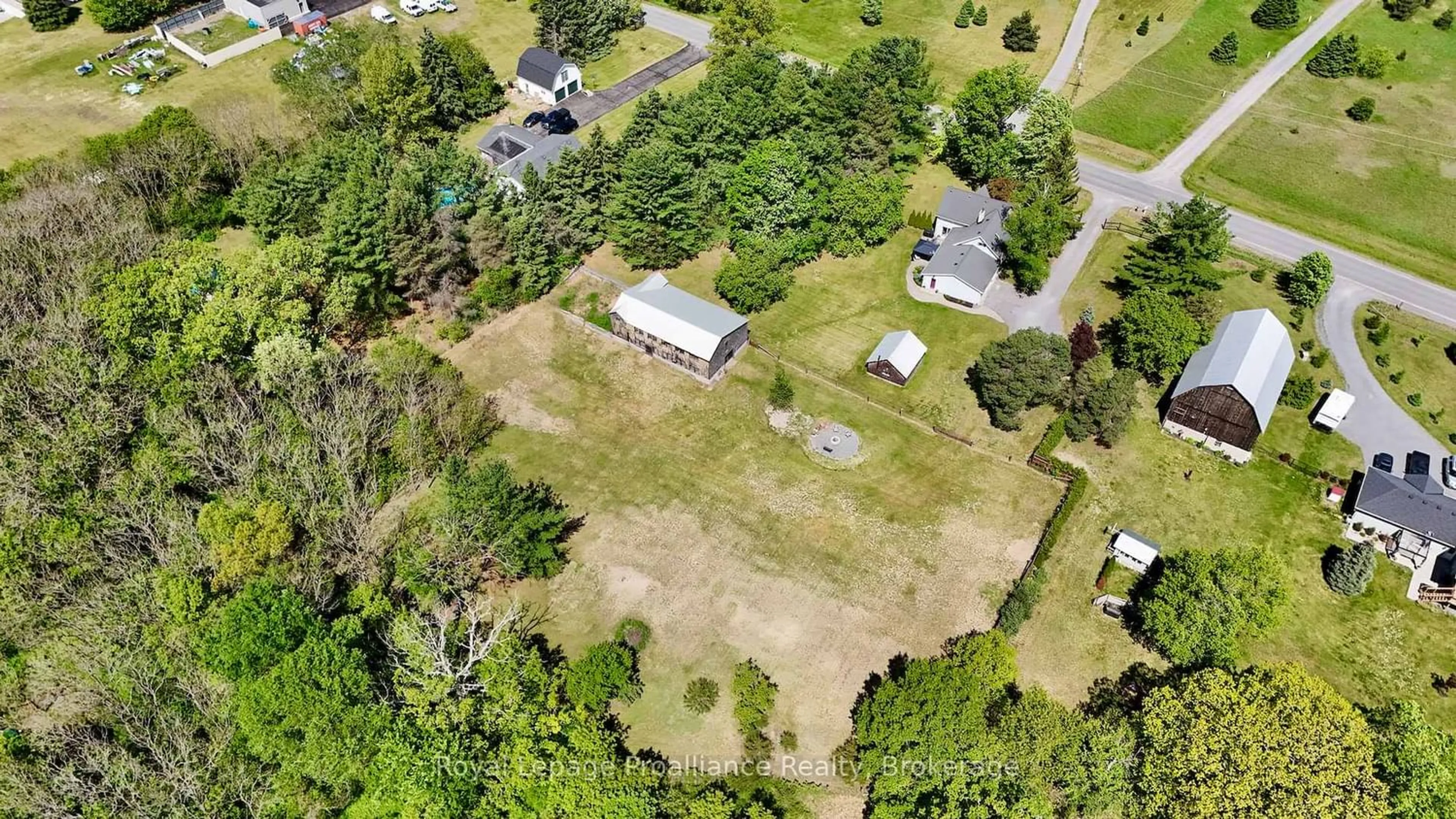 A pic from outside/outdoor area/front of a property/back of a property/a pic from drone, street for 779 Fish & Game Club Rd, Hastings Ontario K0K 2C0