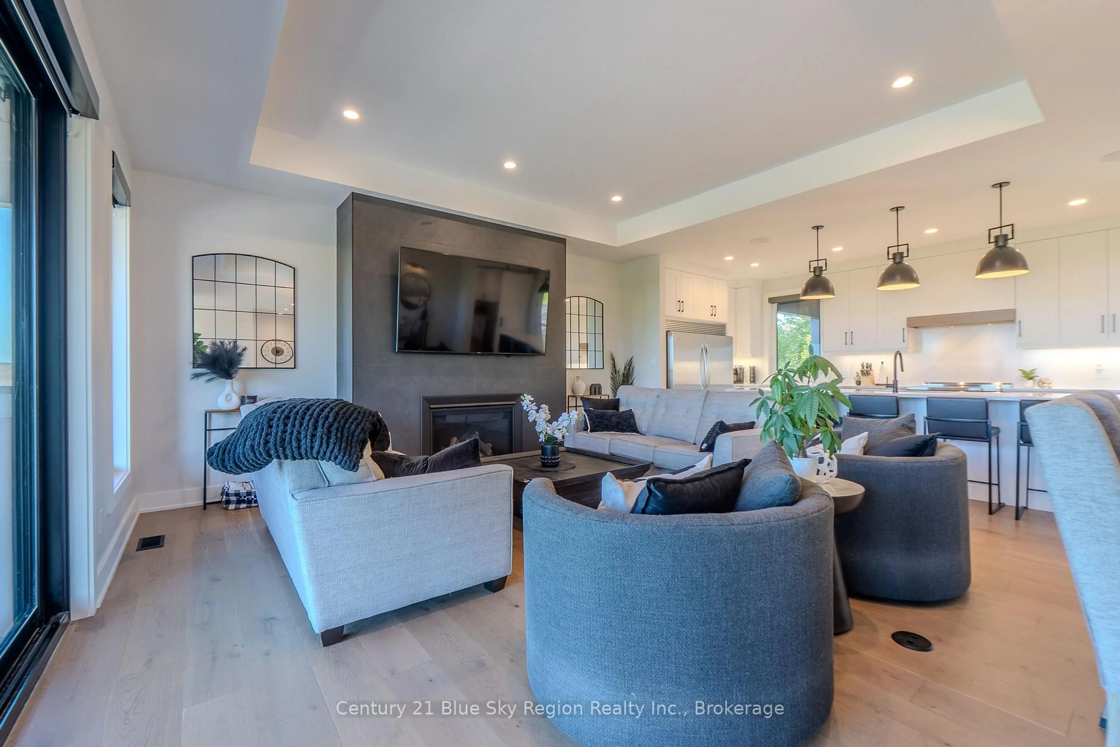 Living room with furniture, ceramic/tile floor for 13 Kenreta Dr, North Bay Ontario P1C 0A5