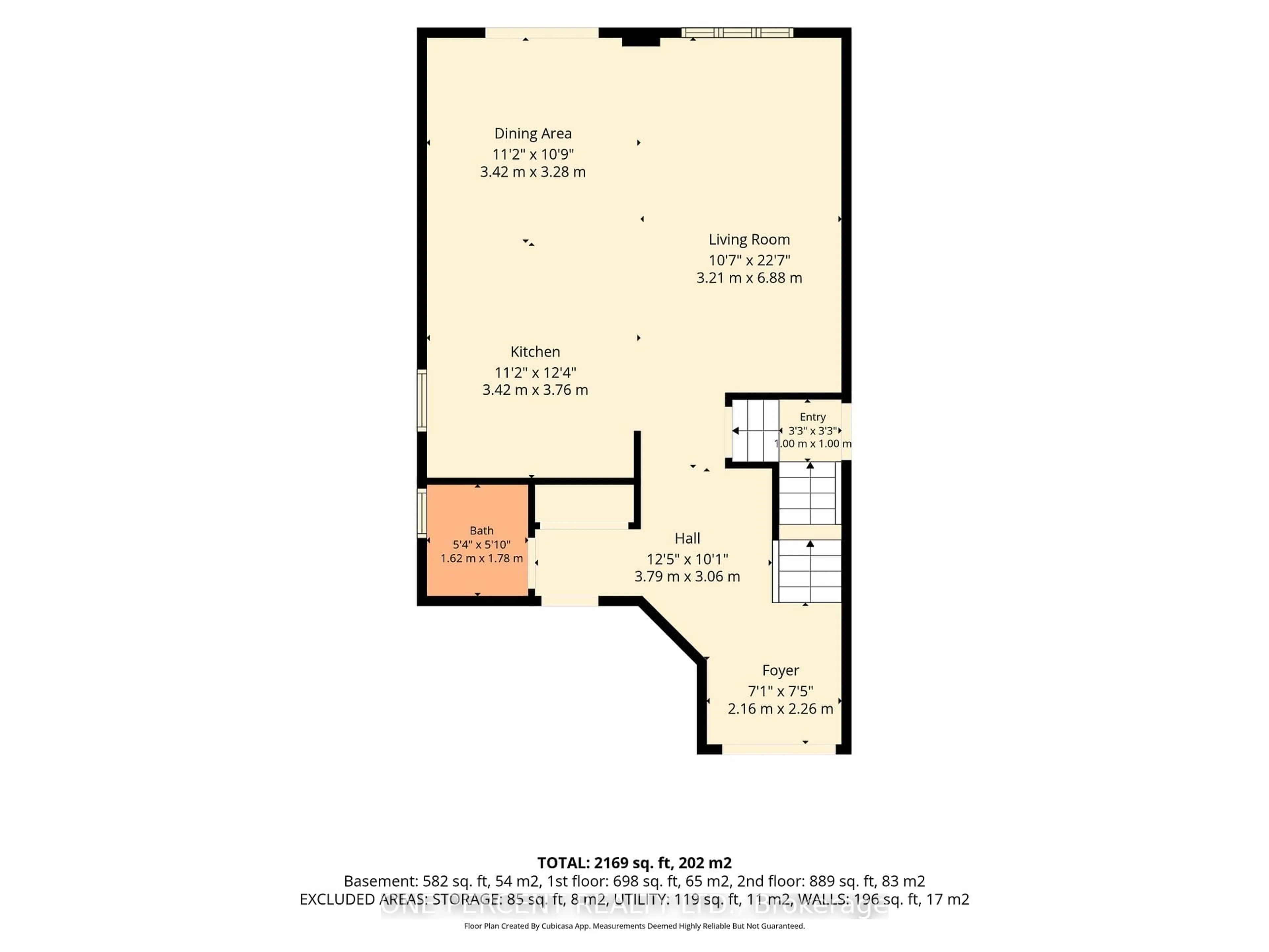 Floor plan for 823 CEDARPARK Way, London North Ontario N5X 0C3