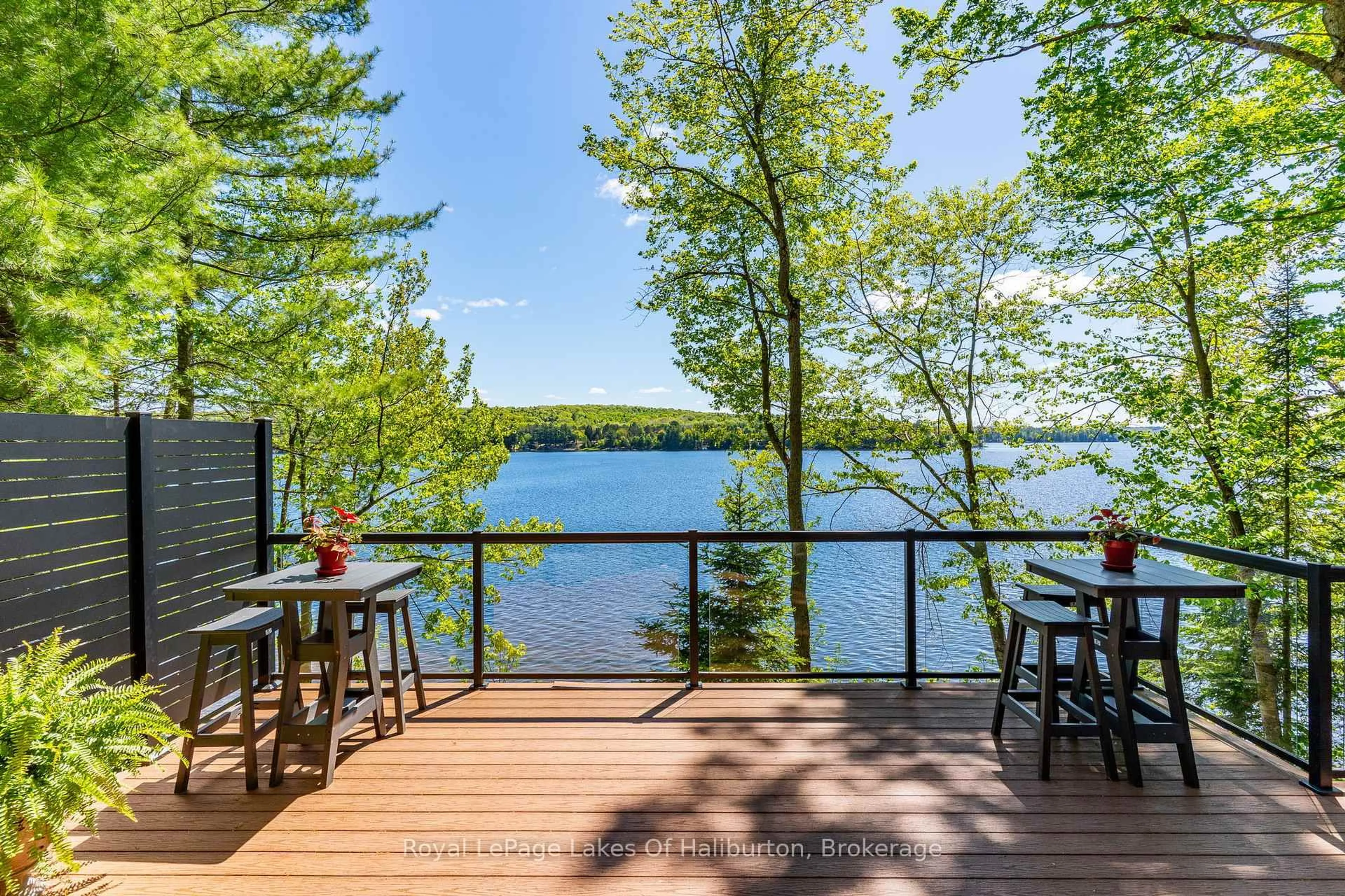 Patio, water/lake/river/ocean view for 1272 Boshkung Lake Rd, Algonquin Highlands Ontario K0M 1S0