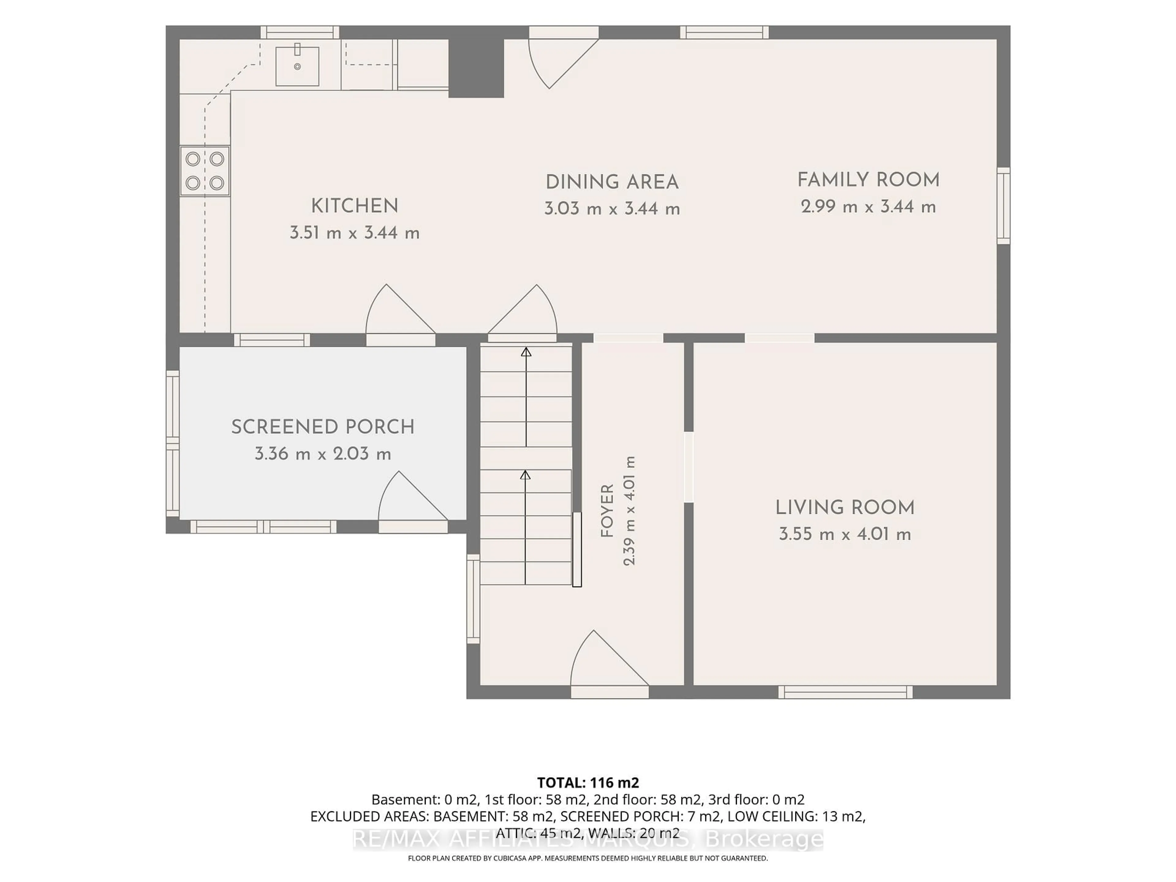 Floor plan for 127 Brockville St, Smiths Falls Ontario K7A 3Y7