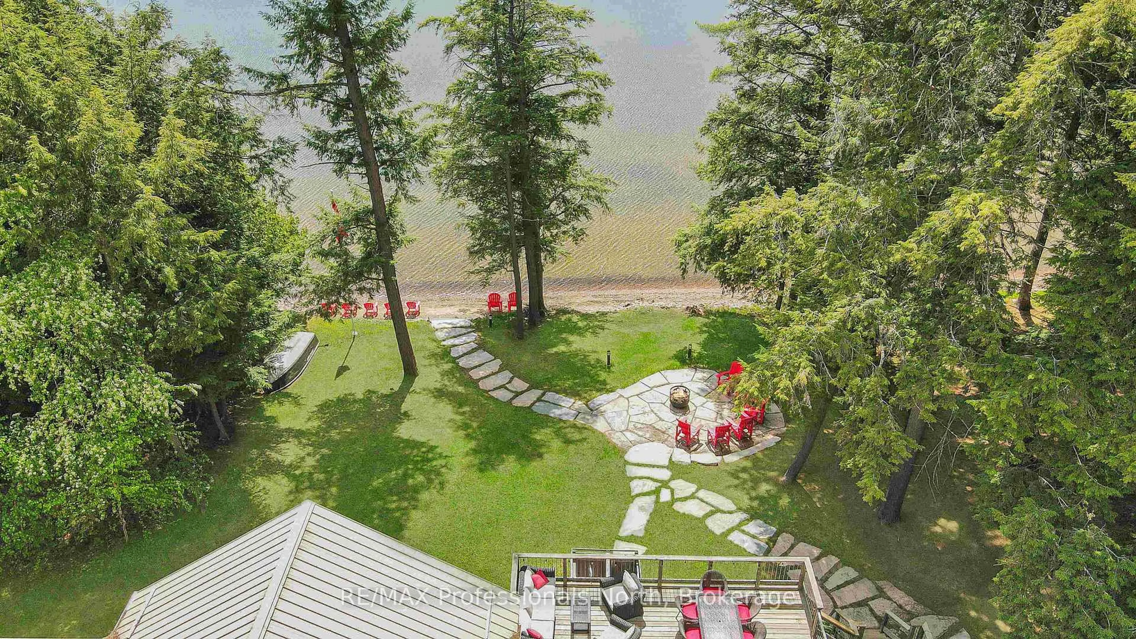 Patio, water/lake/river/ocean view for 1147 Canopy Lane, Algonquin Highlands Ontario K0M 1S0