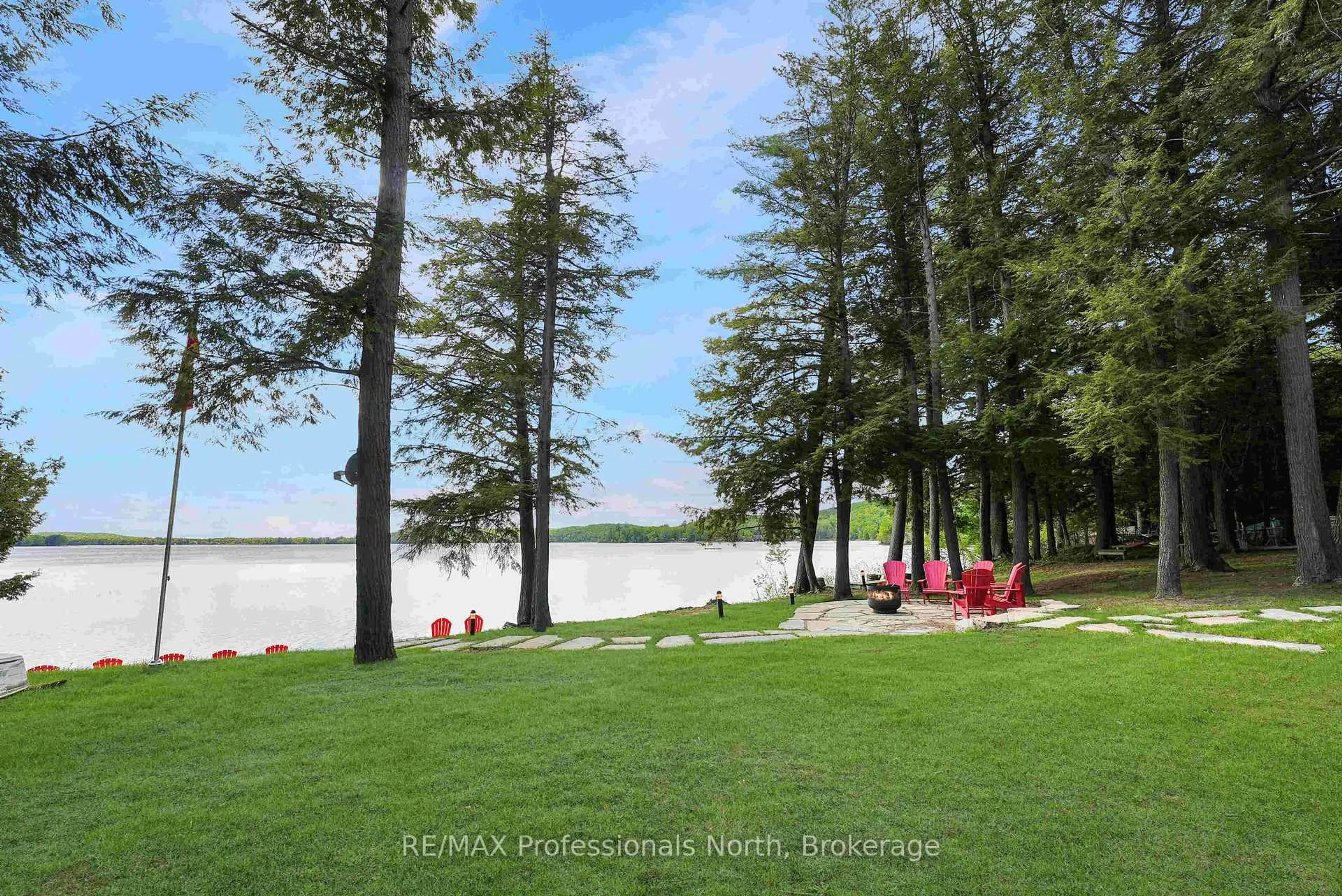 Patio, water/lake/river/ocean view for 1147 Canopy Lane, Algonquin Highlands Ontario K0M 1S0