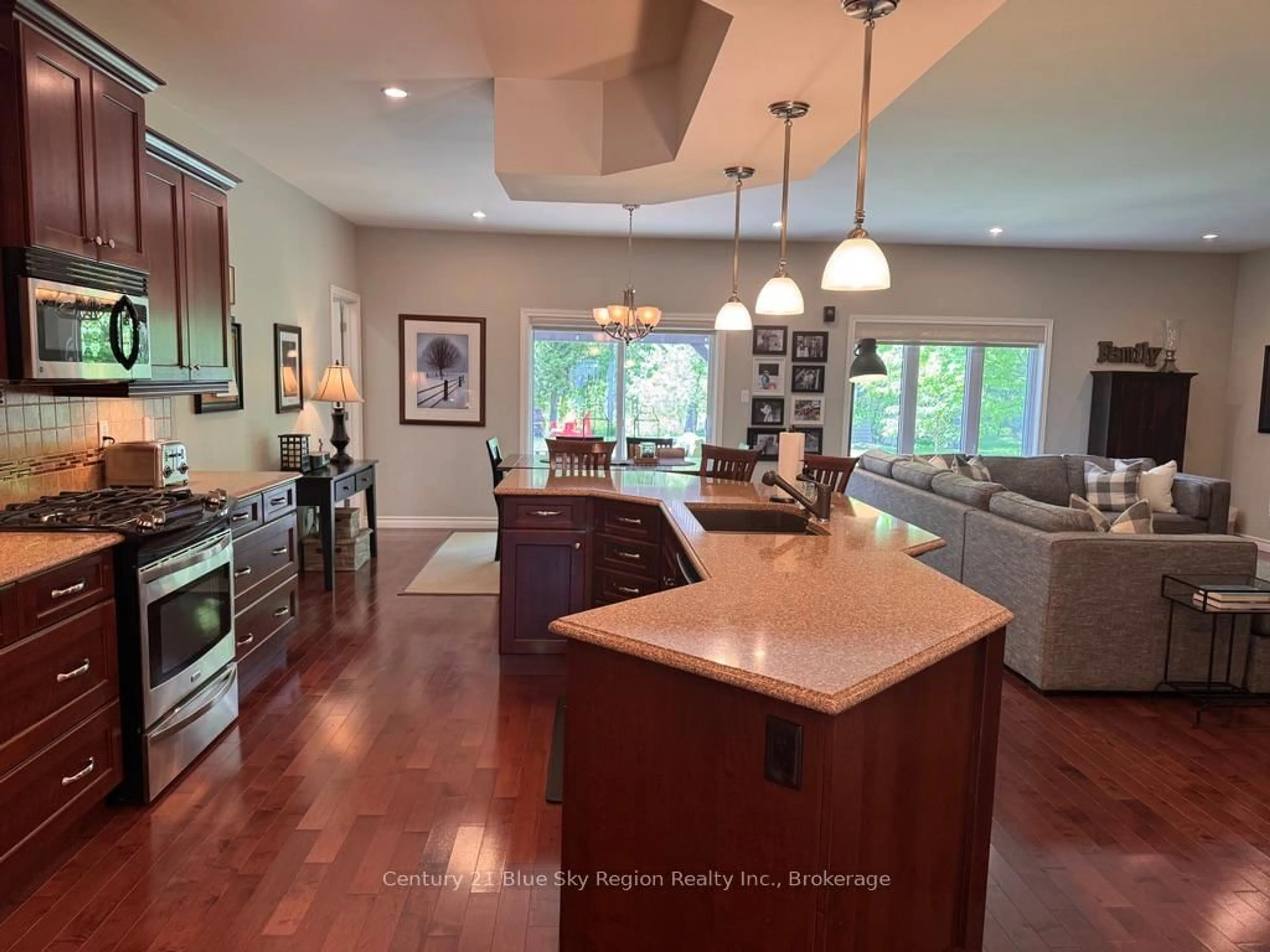 Open concept kitchen, unknown for 265 Osprey Cres, Callander Ontario P0H 1H0