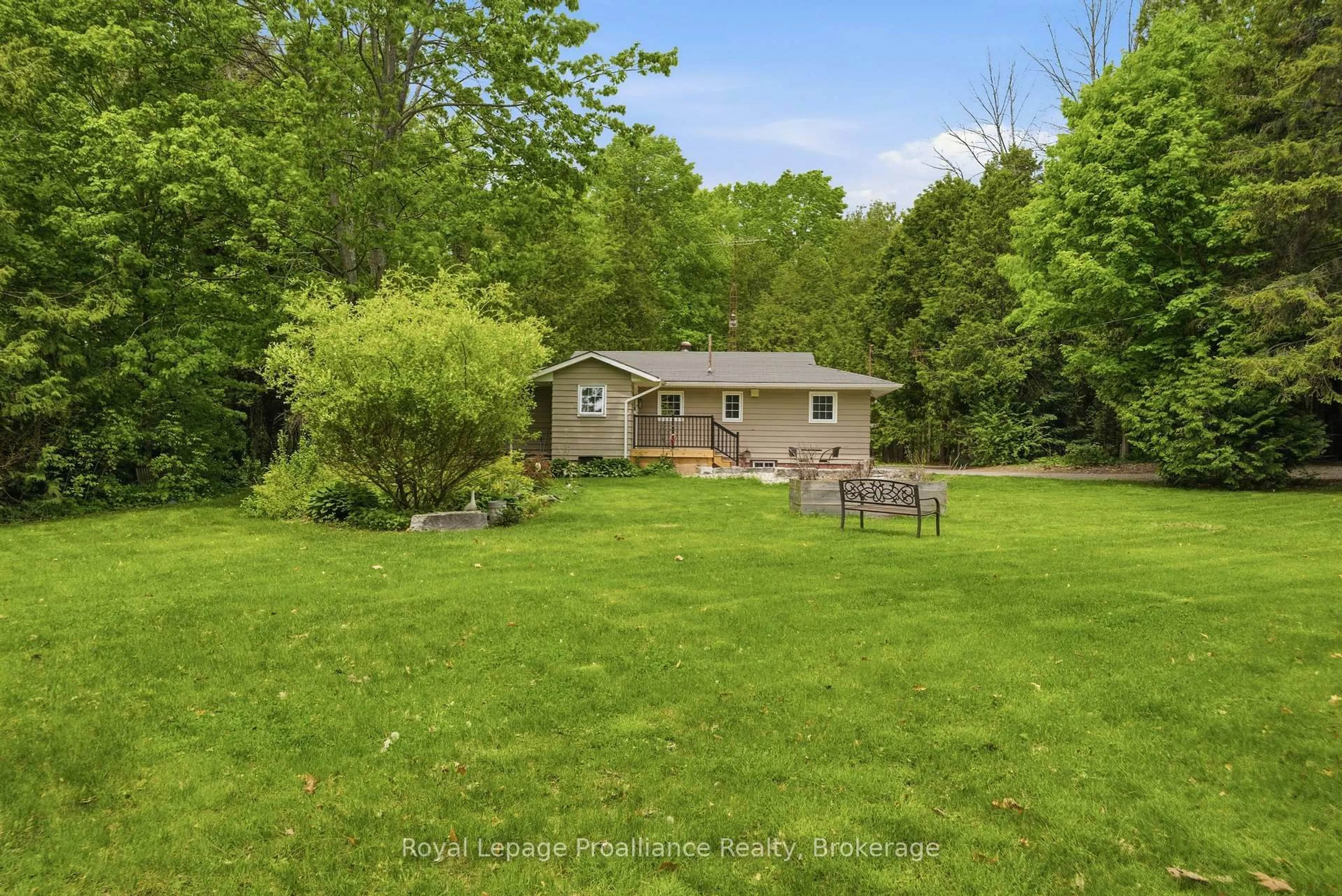 A pic from outside/outdoor area/front of a property/back of a property/a pic from drone, unknown for 255 Bull Rd, Alnwick/Haldimand Ontario K0K 1C0