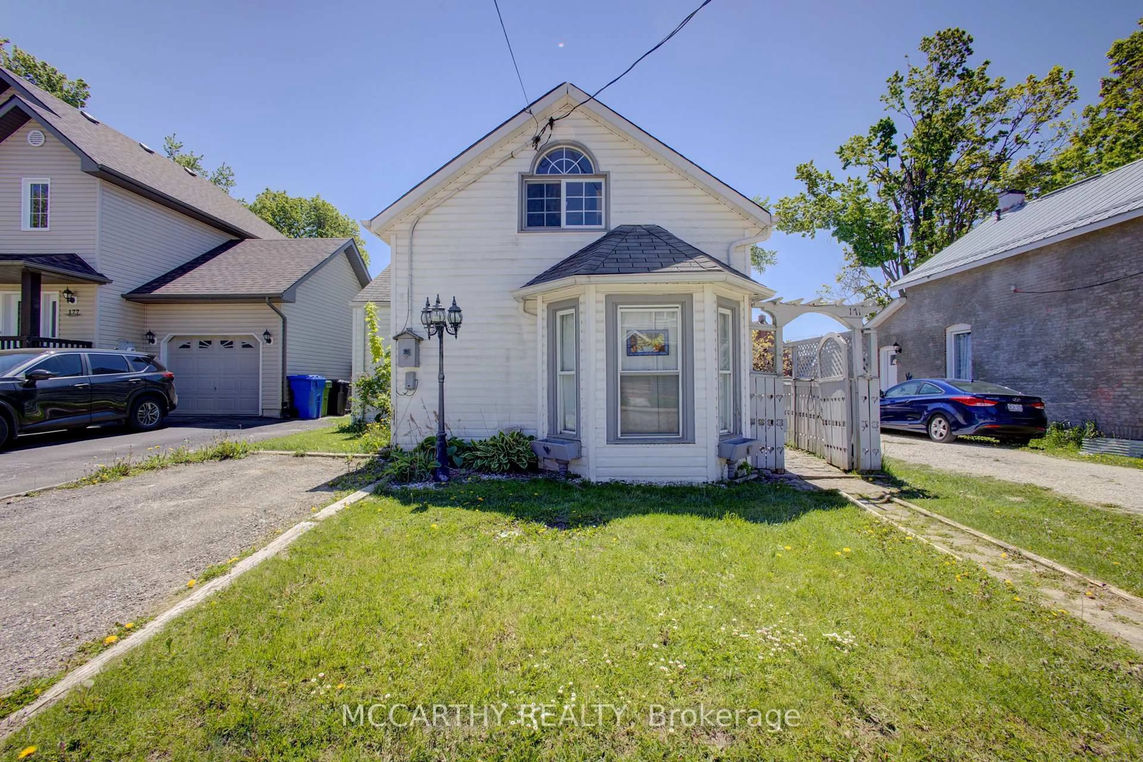 A pic from outside/outdoor area/front of a property/back of a property/a pic from drone, street for 171 Owen Sound St, Southgate Ontario N0C 1B0