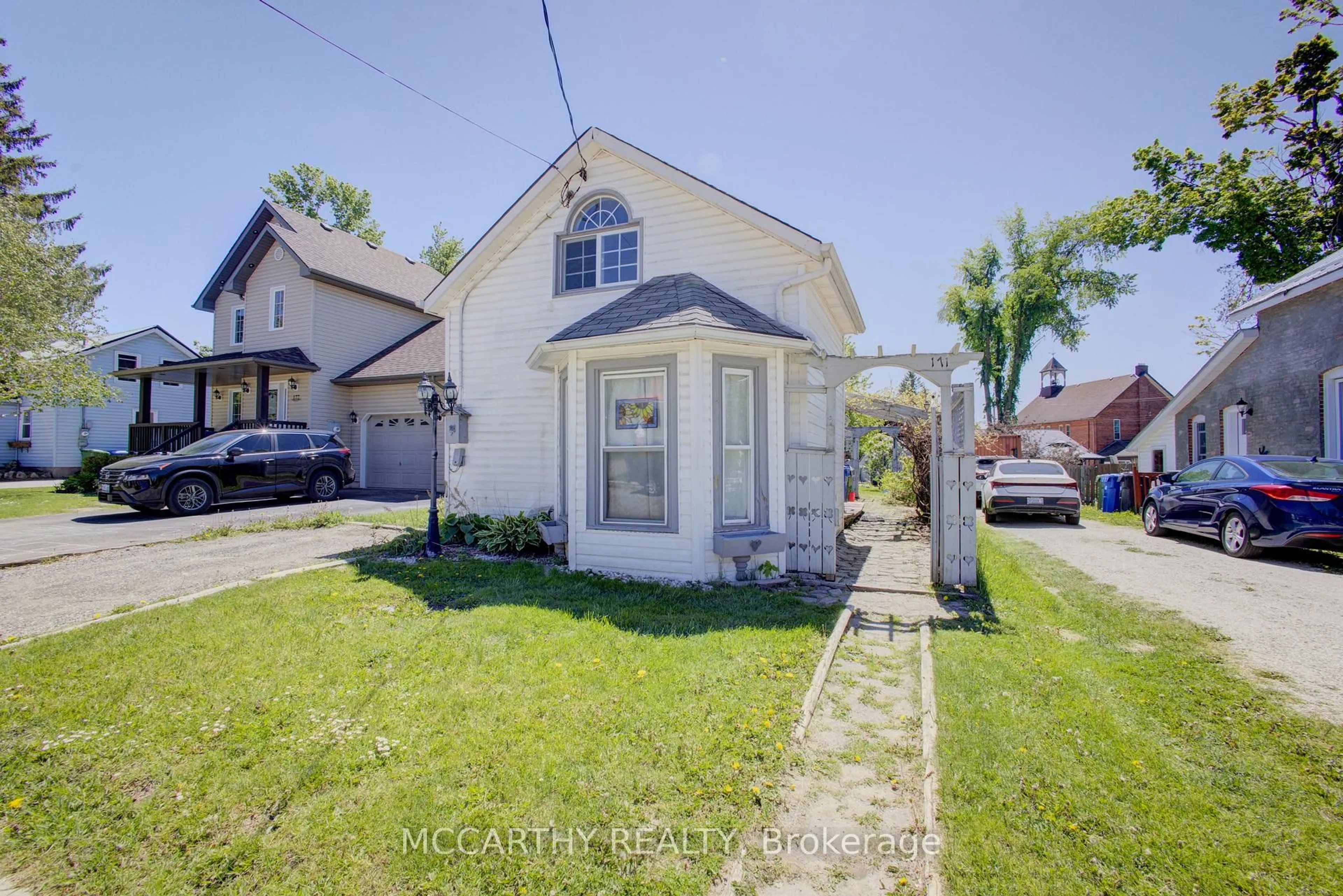 A pic from outside/outdoor area/front of a property/back of a property/a pic from drone, street for 171 Owen Sound St, Southgate Ontario N0C 1B0