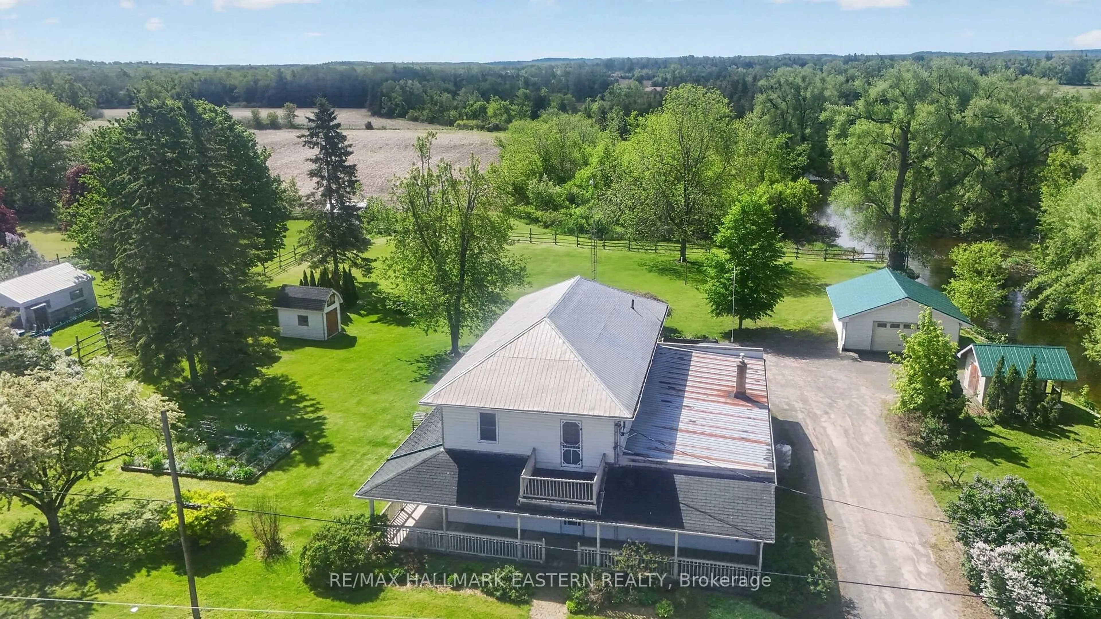 A pic from outside/outdoor area/front of a property/back of a property/a pic from drone, unknown for 267 Centre Line, Asphodel-Norwood Ontario K0L 1Y0