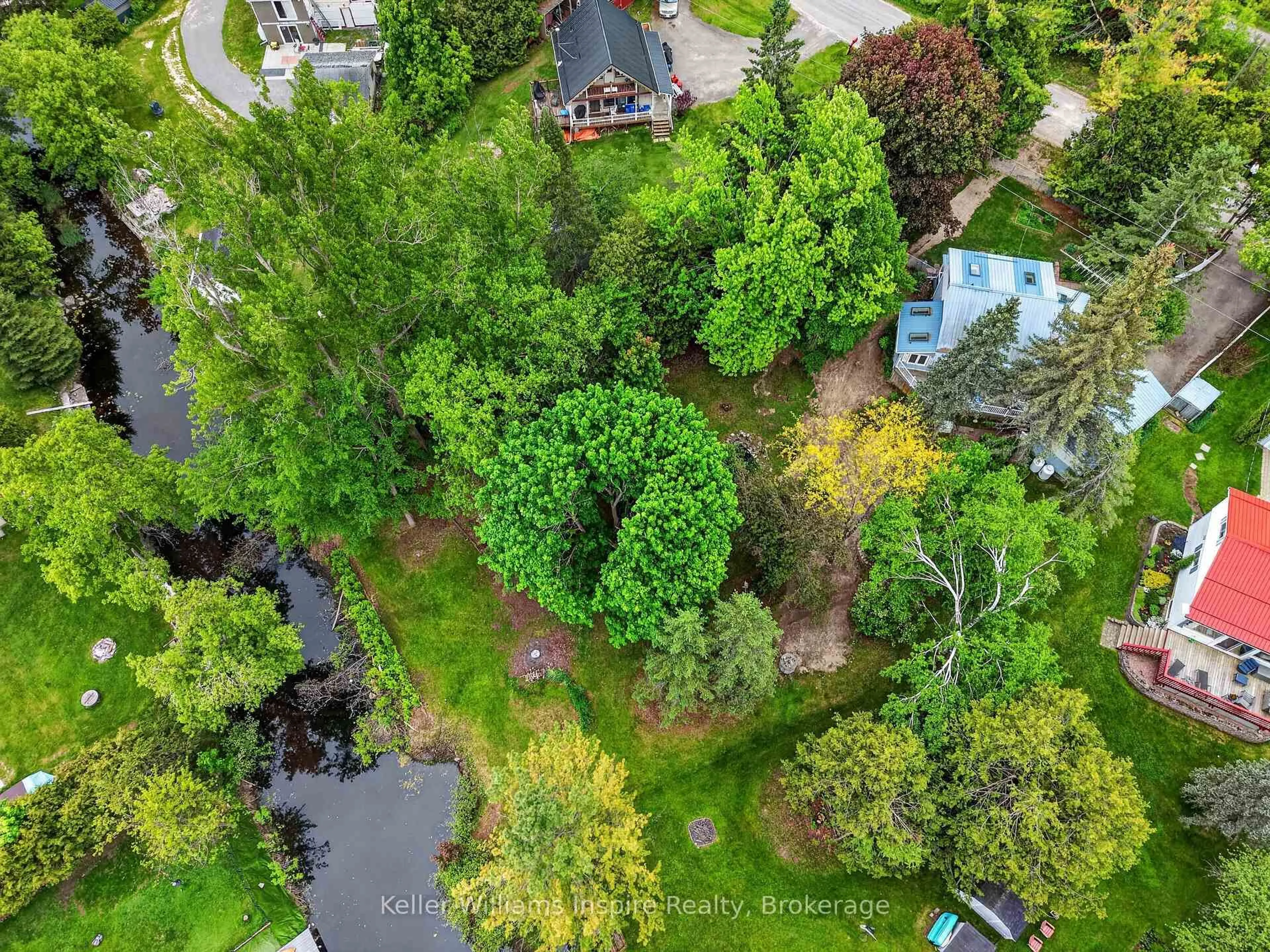 A pic from outside/outdoor area/front of a property/back of a property/a pic from drone, forest/trees view for 38 Jackson Rd, Trent Hills Ontario K0H 1Y0