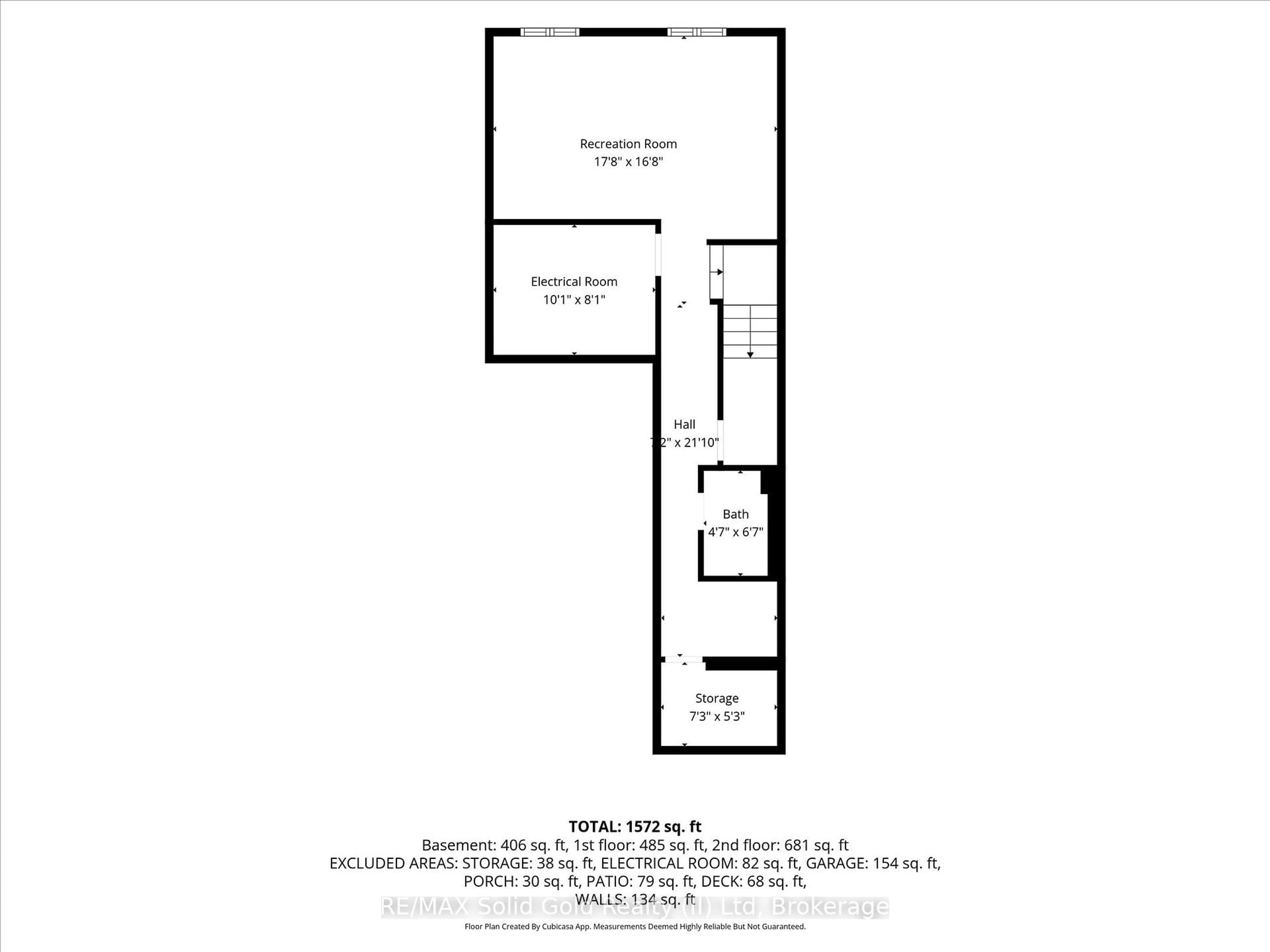 Floor plan for 15 Gregg Crt #5, Kitchener Ontario N2A 4H7