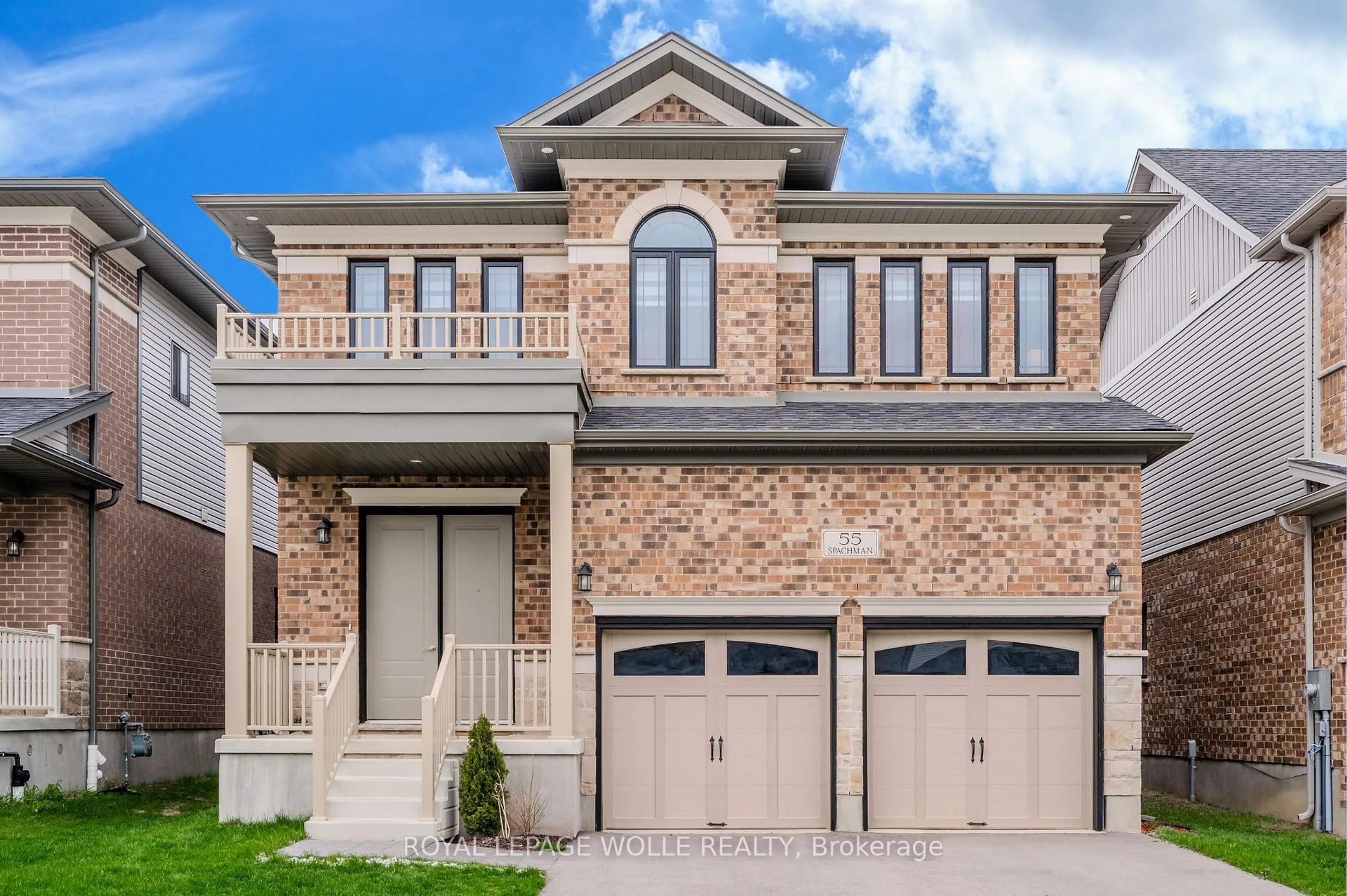 Home with brick exterior material, street for 55 Spachman St, Kitchener Ontario N2R 1R7
