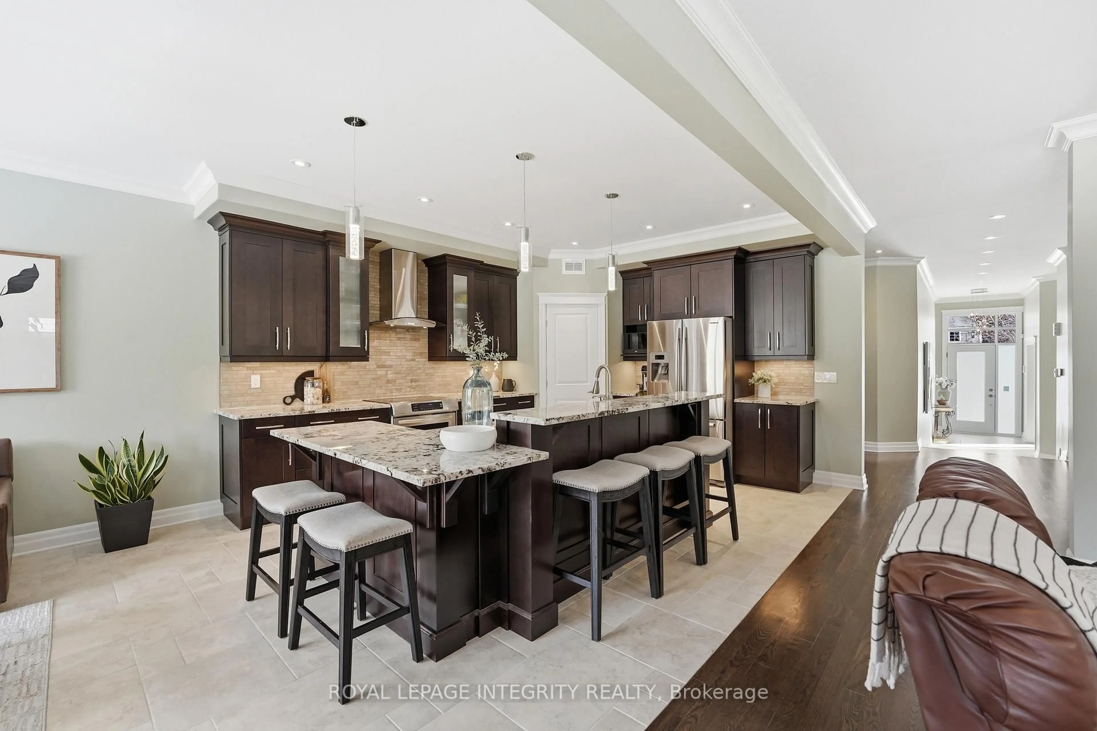 Open concept kitchen, ceramic/tile floor for 476 Ancaster Ave, Ottawa Ontario K2B 5B7