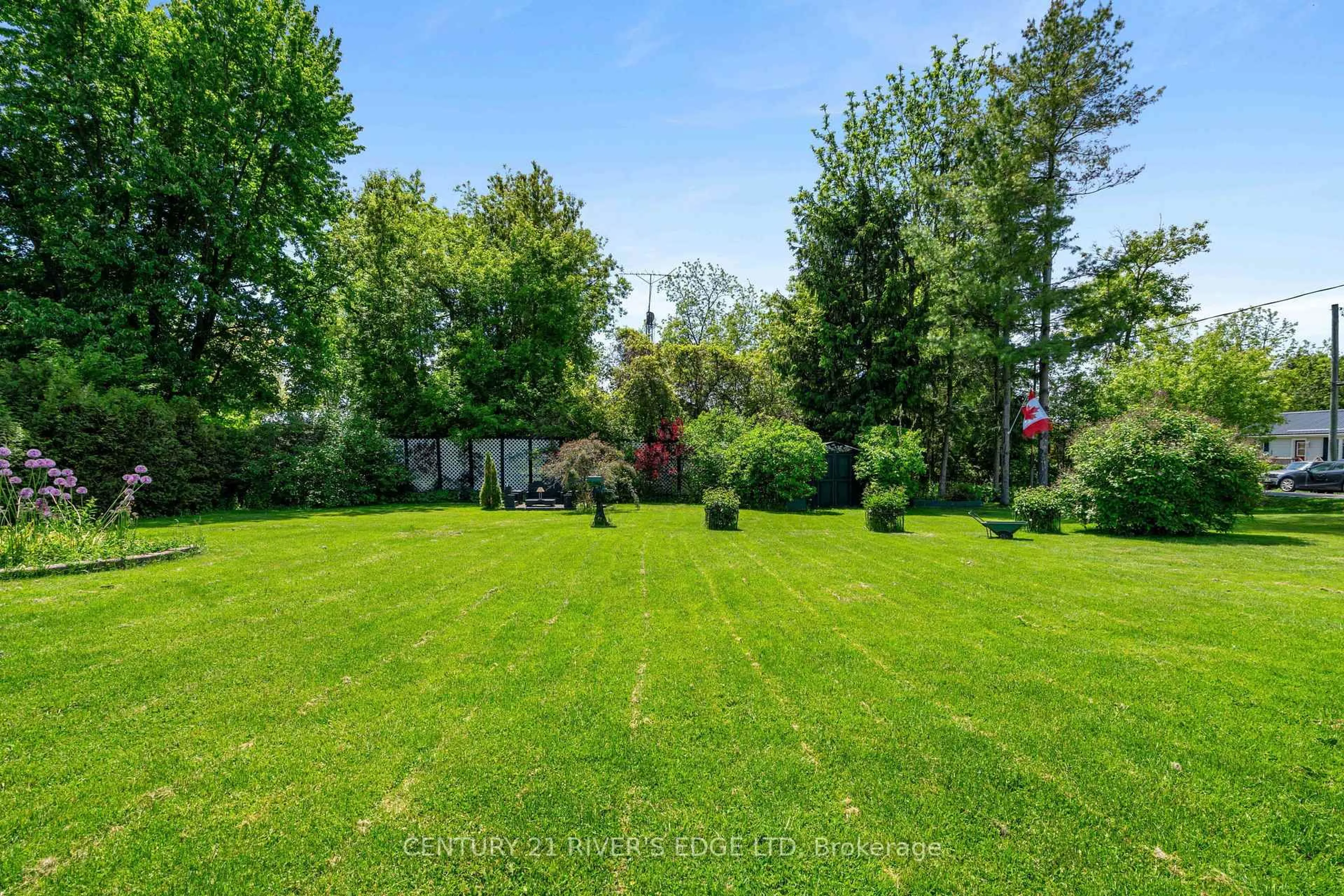 A pic from outside/outdoor area/front of a property/back of a property/a pic from drone, forest/trees view for 5694 Duncan St, South Dundas Ontario K0C 1X0