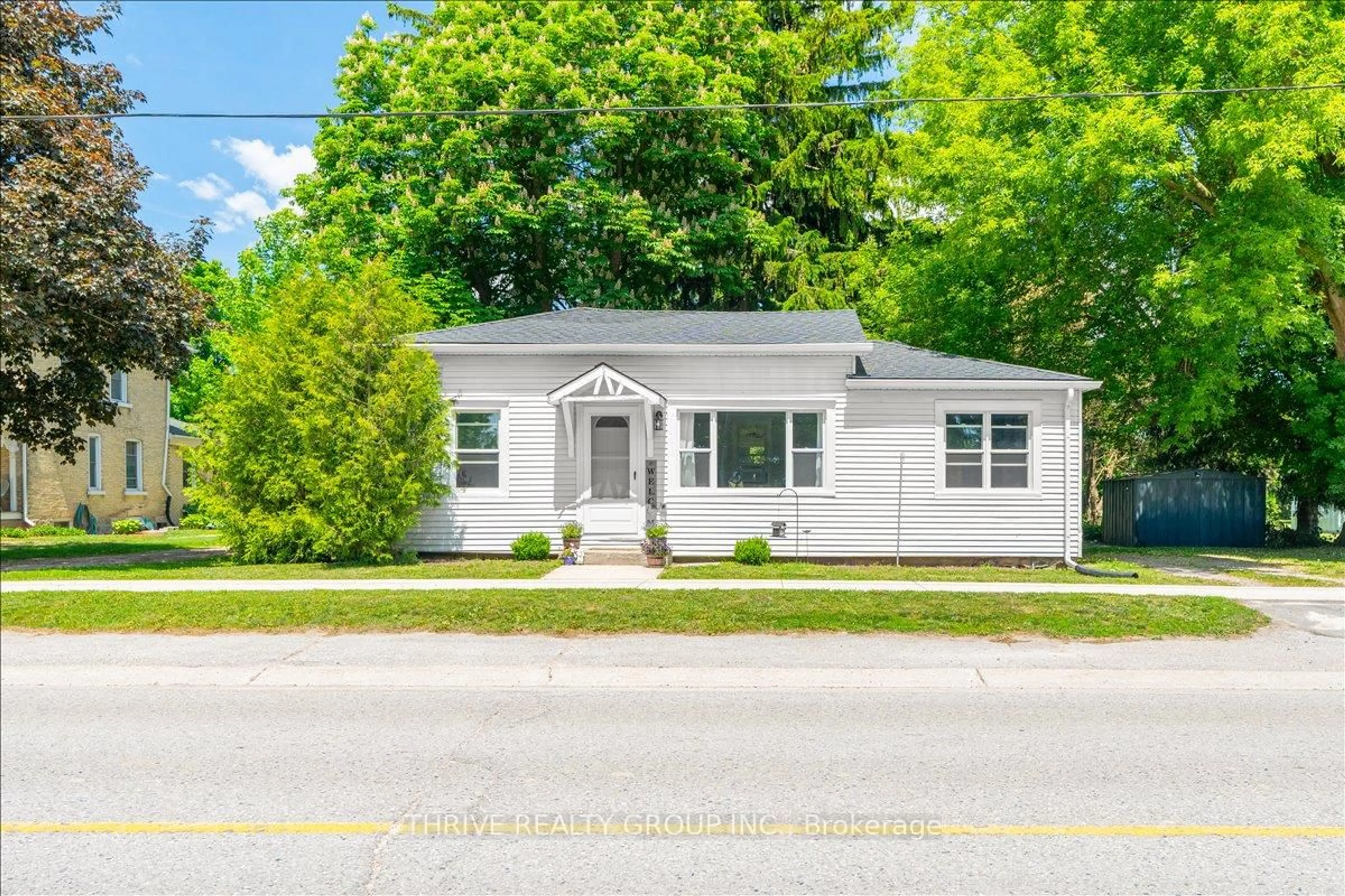 Home with vinyl exterior material, street for 38822 Mill Rd, Bluewater Ontario N0M 2R0