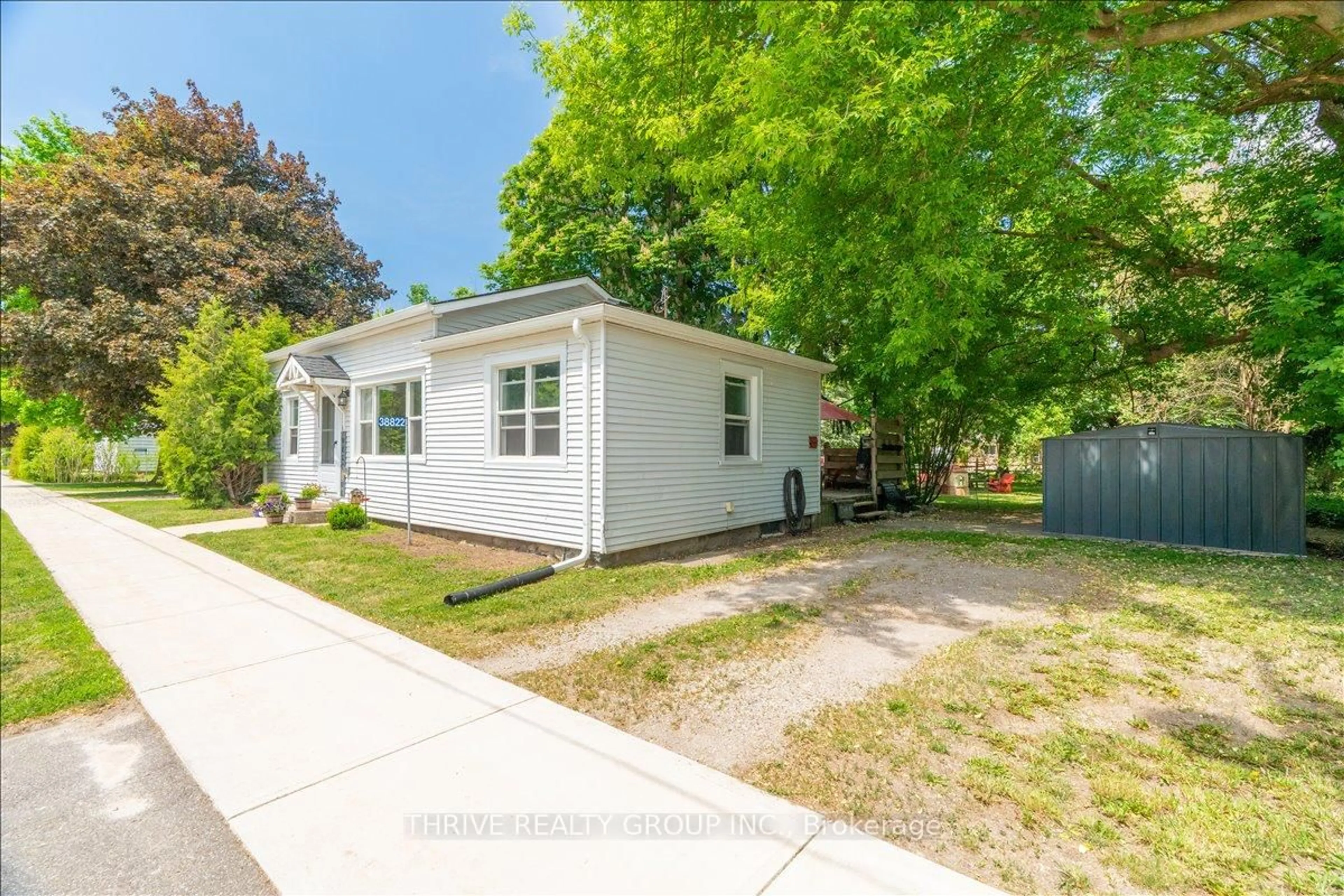 A pic from outside/outdoor area/front of a property/back of a property/a pic from drone, street for 38822 Mill Rd, Bluewater Ontario N0M 2R0