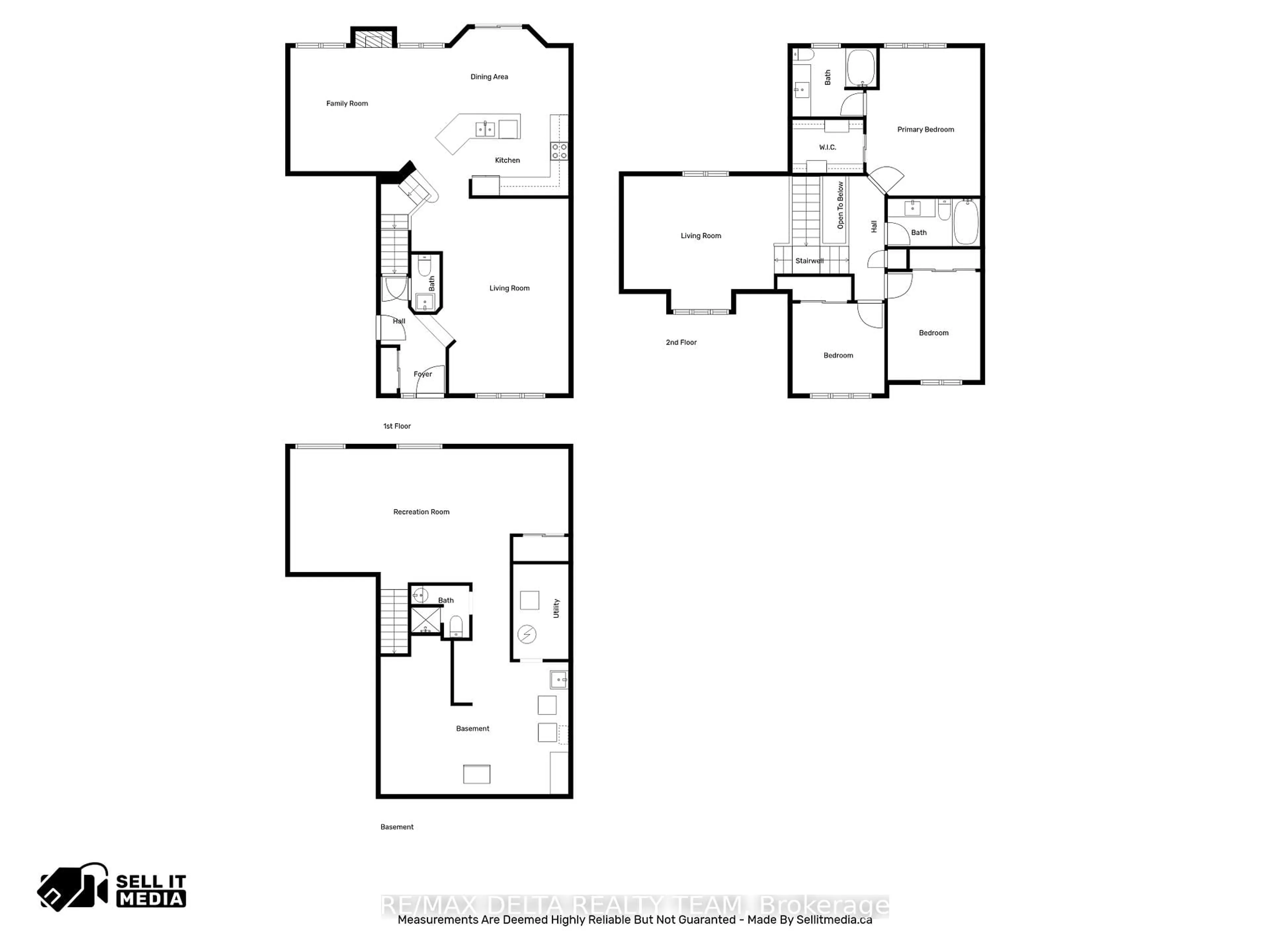 Floor plan for 939 Cahill Dr, Ottawa Ontario K1V 2C3
