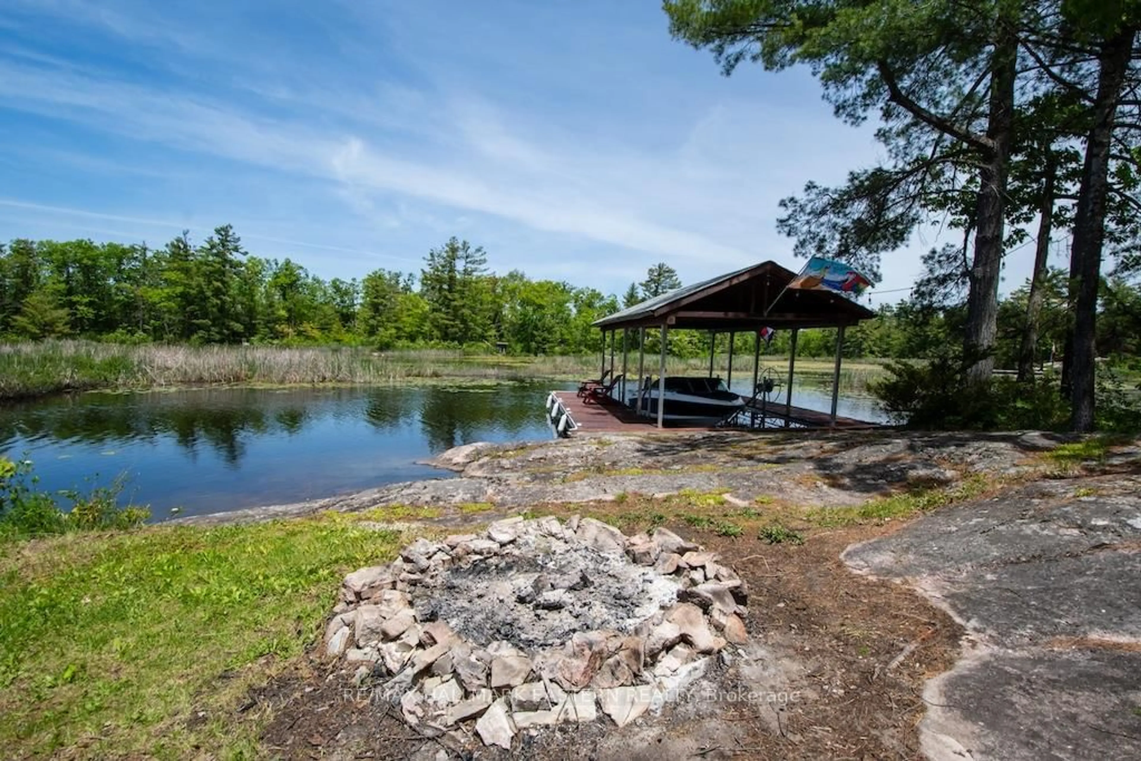 Patio, water/lake/river/ocean view for 224 Fire Route 79, Trent Lakes Ontario K0L 1J0