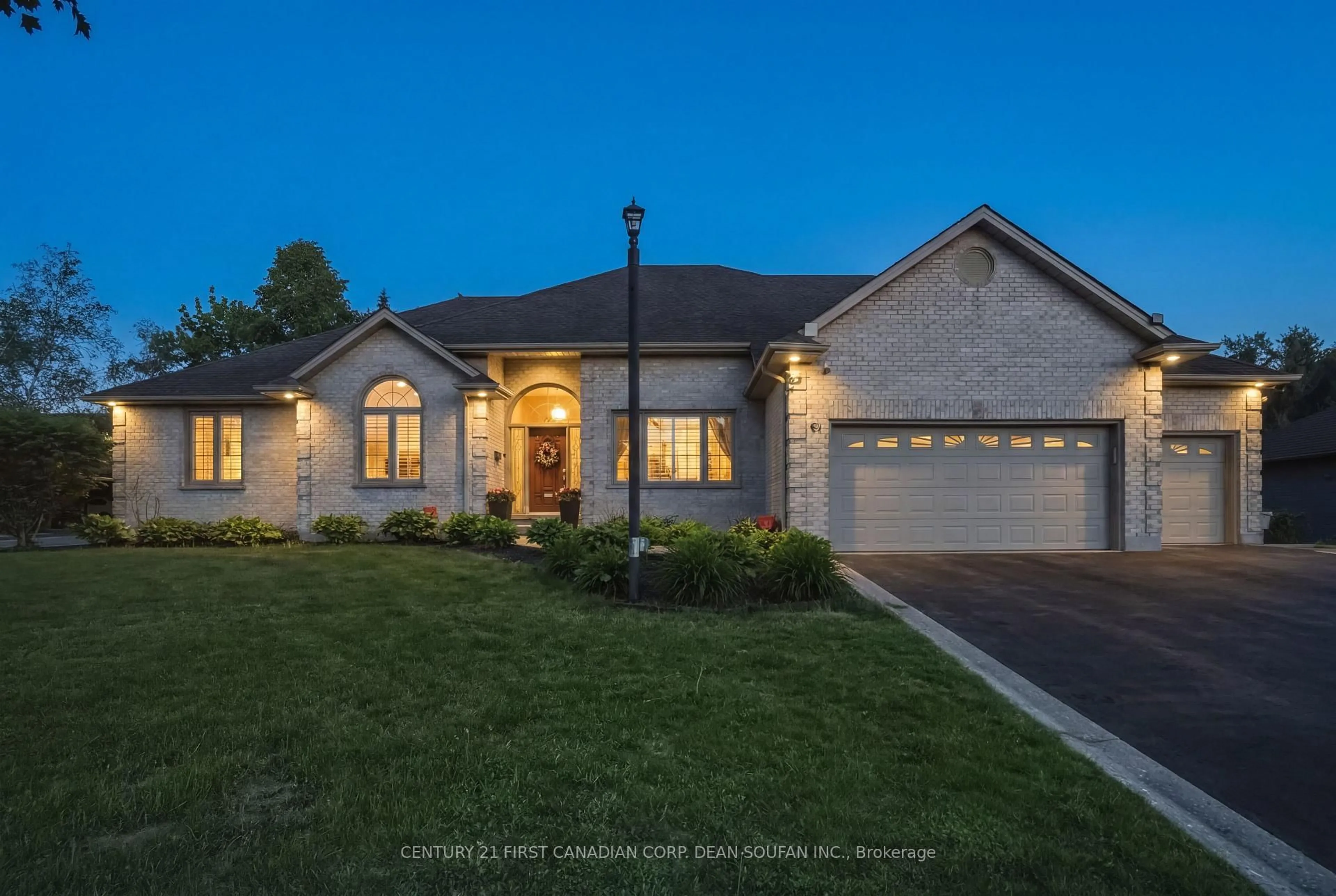 Home with brick exterior material, street for 87 Sir James Crt, Middlesex Centre Ontario N0M 1C0