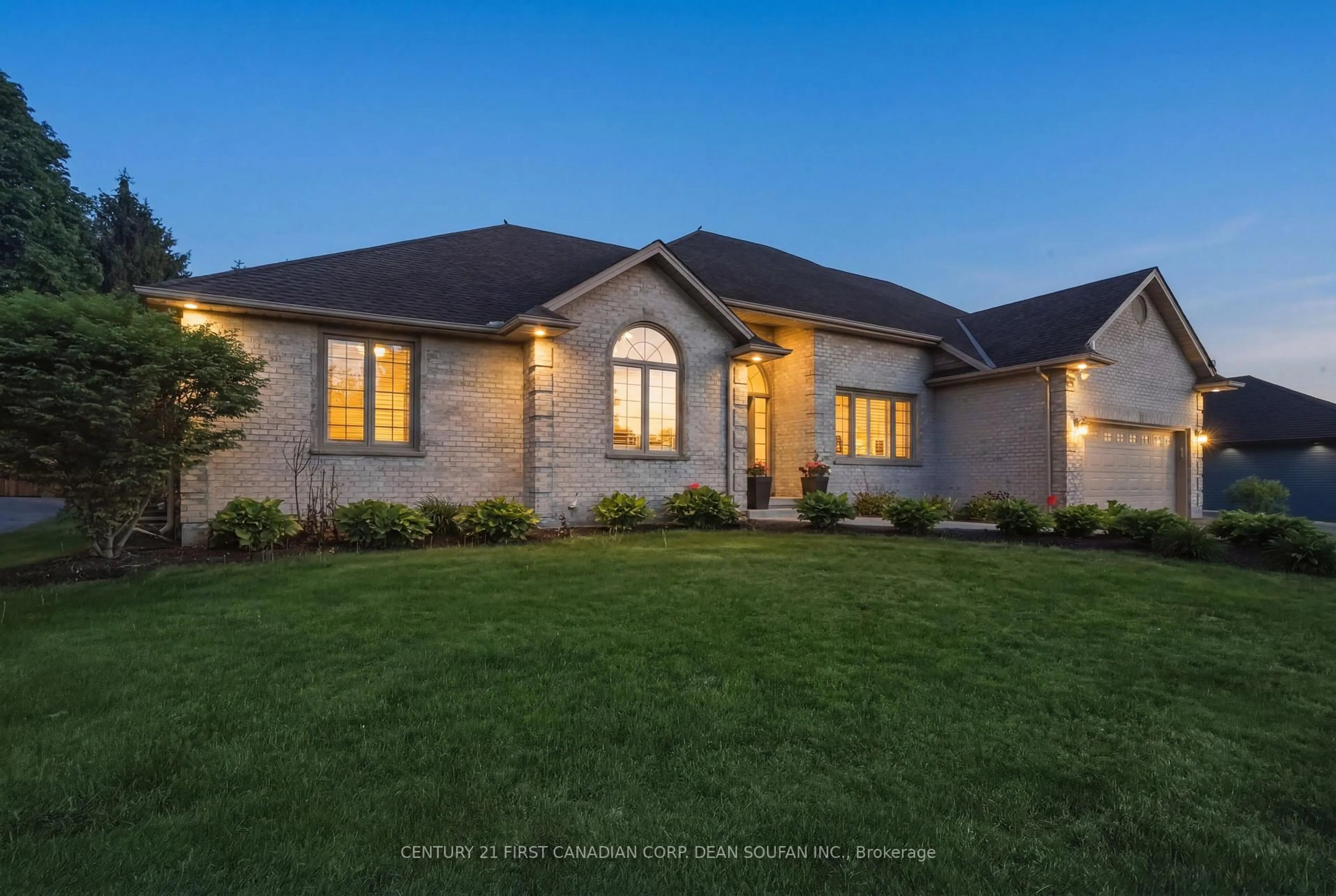 Home with brick exterior material, street for 87 Sir James Crt, Middlesex Centre Ontario N0M 1C0