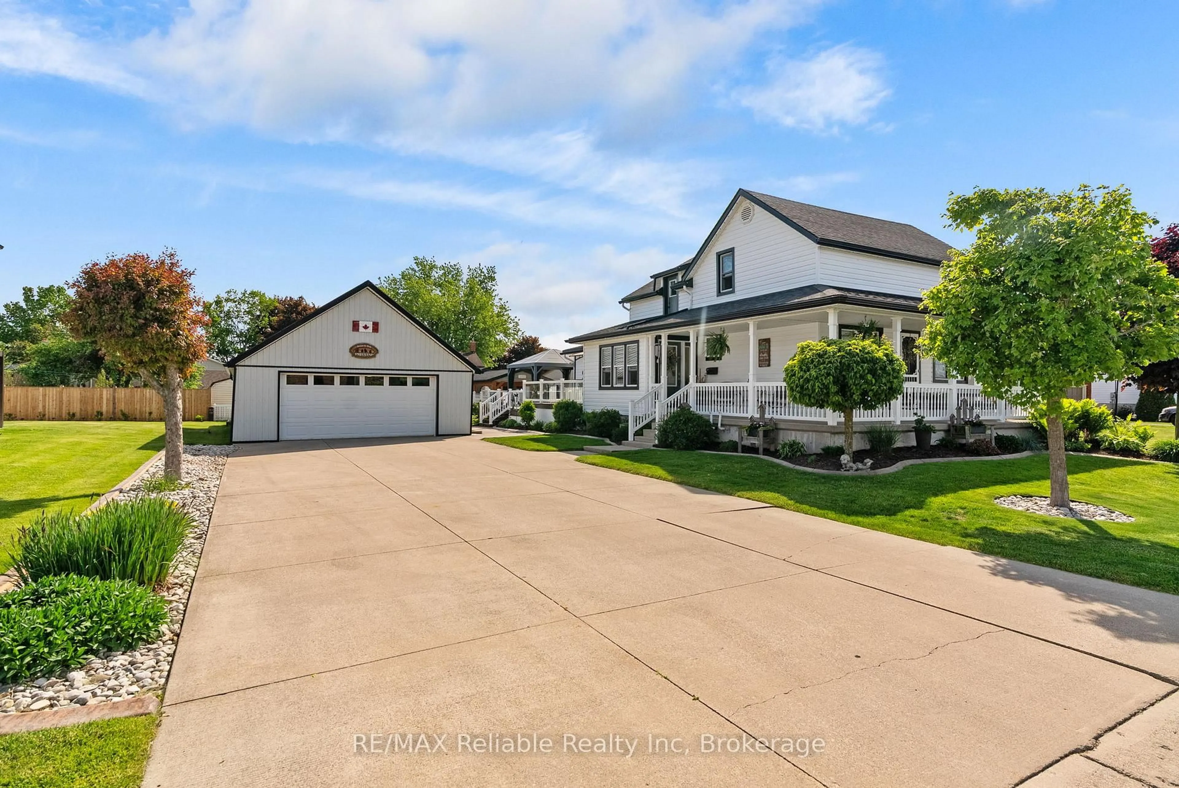 A pic from outside/outdoor area/front of a property/back of a property/a pic from drone, street for 126 Frances St, West Perth Ontario N0K 1N0