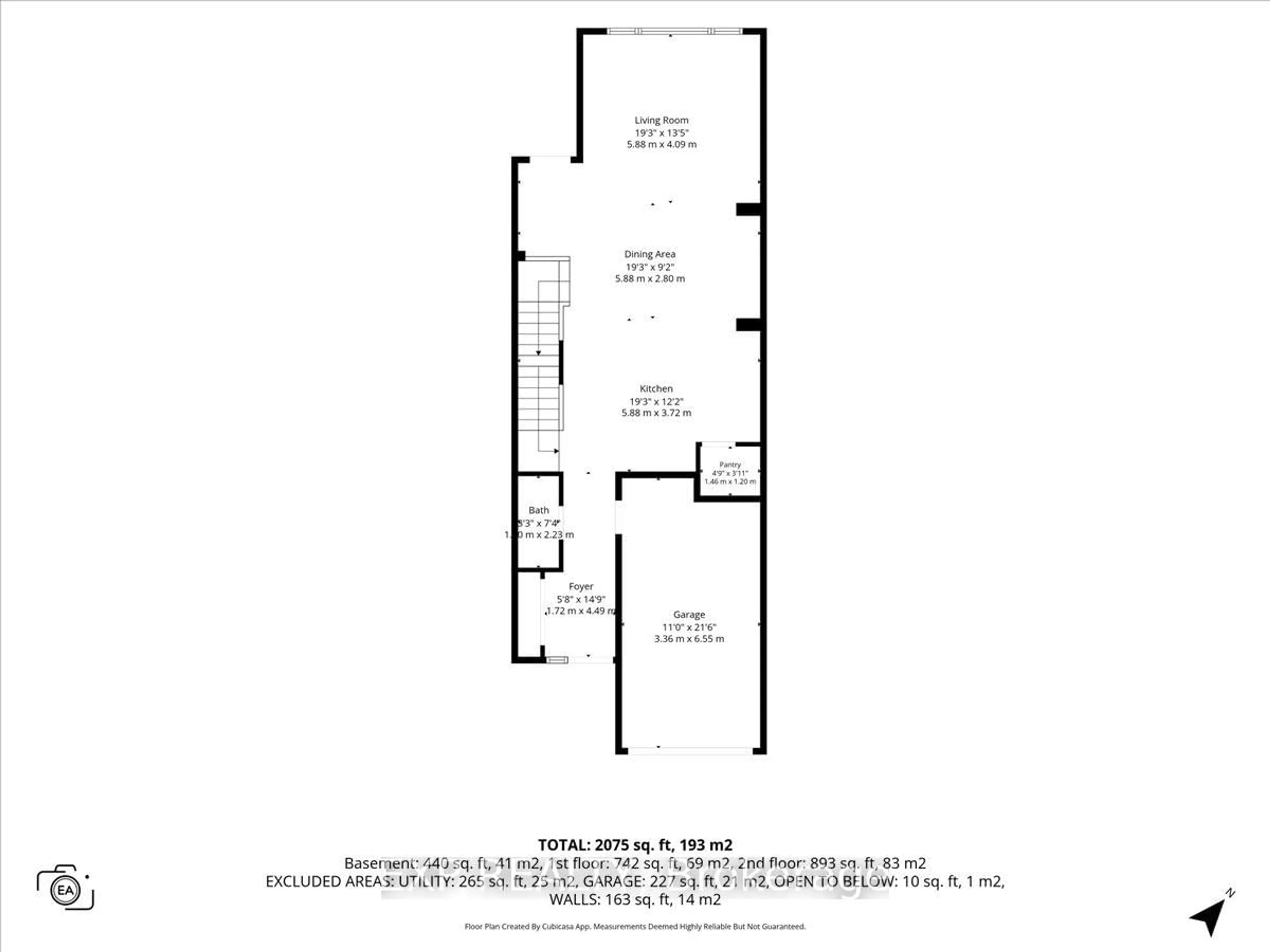 Floor plan for 28 Hackney Private, Stittsville Ontario K2V 0K8