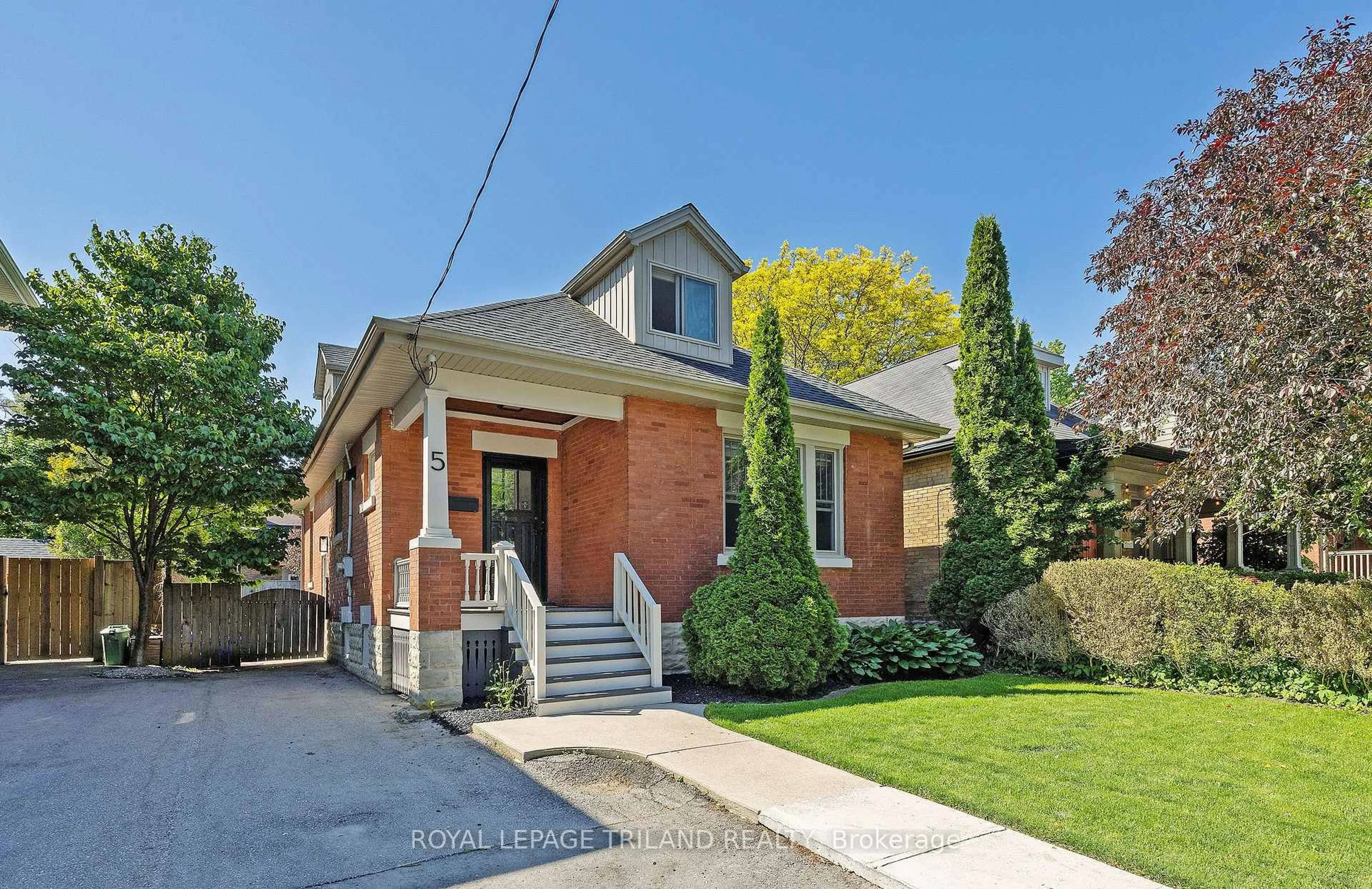 Home with brick exterior material, street for 5 Mckenzie Ave, London South Ontario N6C 1V1