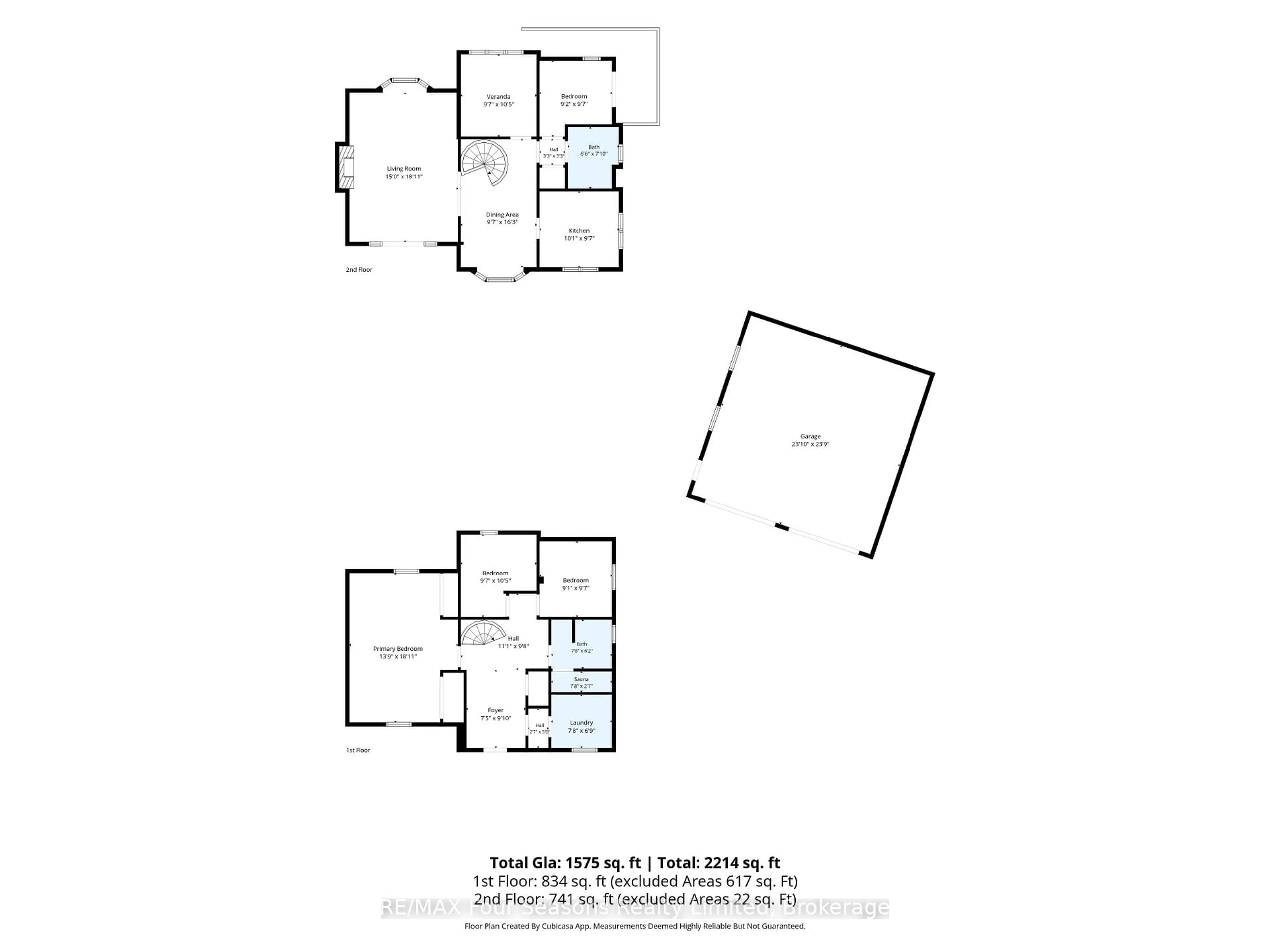 Floor plan for 105 St Moritz Cres, Blue Mountains Ontario L9Y 0S6