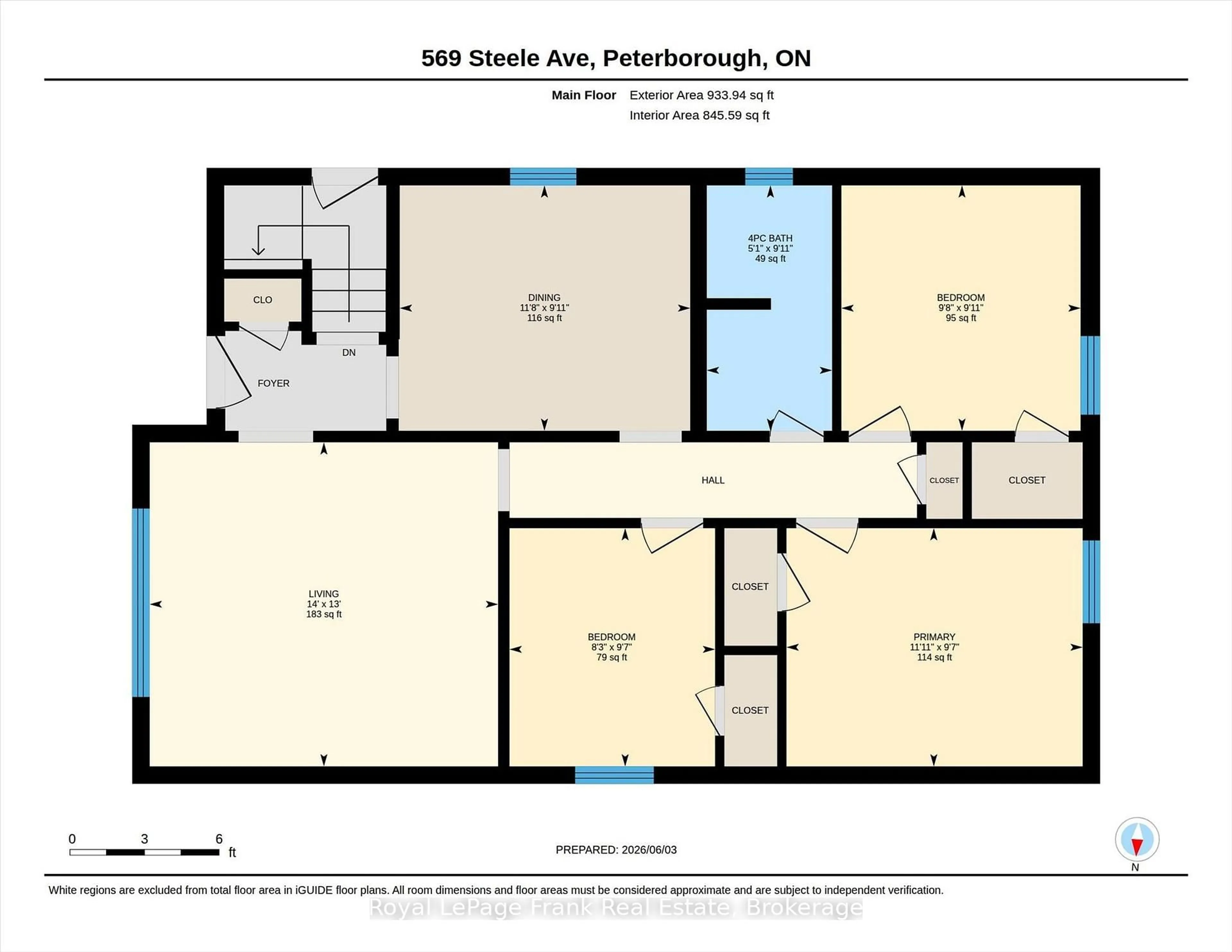 Floor plan for 569 Steele Ave, Peterborough Ontario K9J 5A2