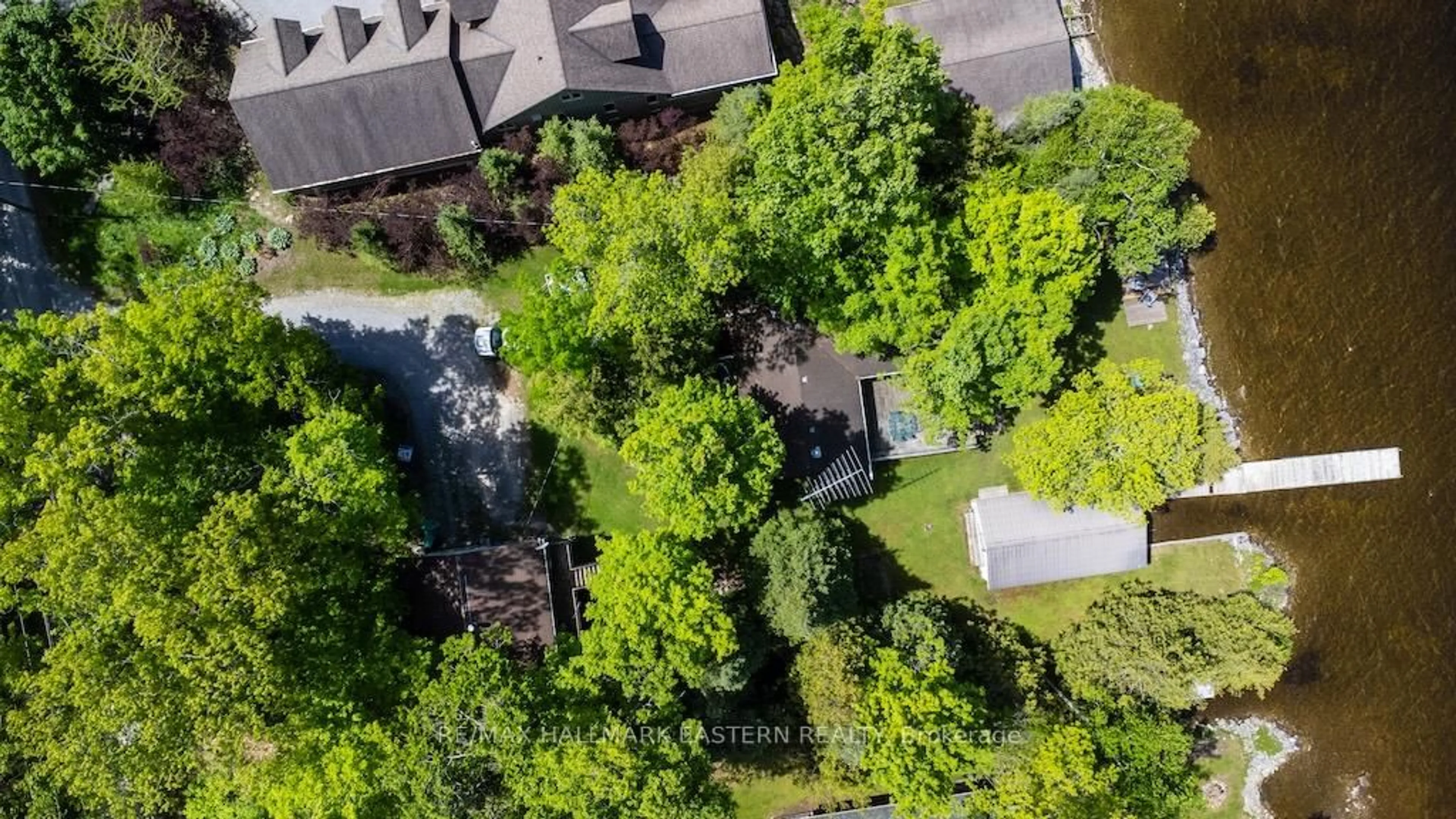 A pic from outside/outdoor area/front of a property/back of a property/a pic from drone, unknown for 149 Fire Route 72, Trent Lakes Ontario K0L 1J0
