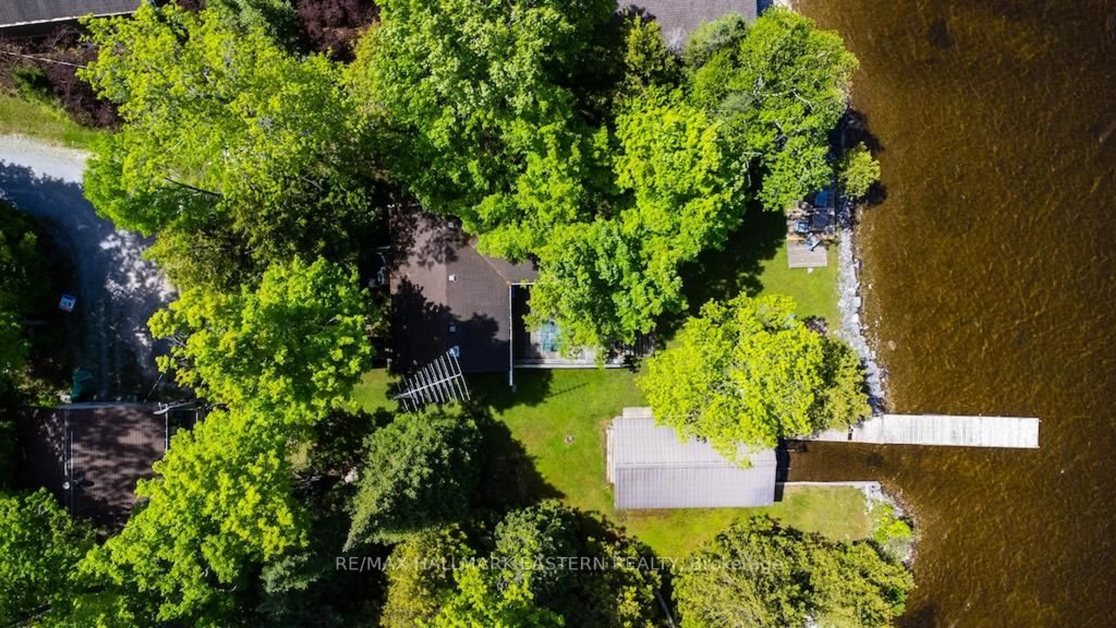 A pic from outside/outdoor area/front of a property/back of a property/a pic from drone, unknown for 149 Fire Route 72, Trent Lakes Ontario K0L 1J0