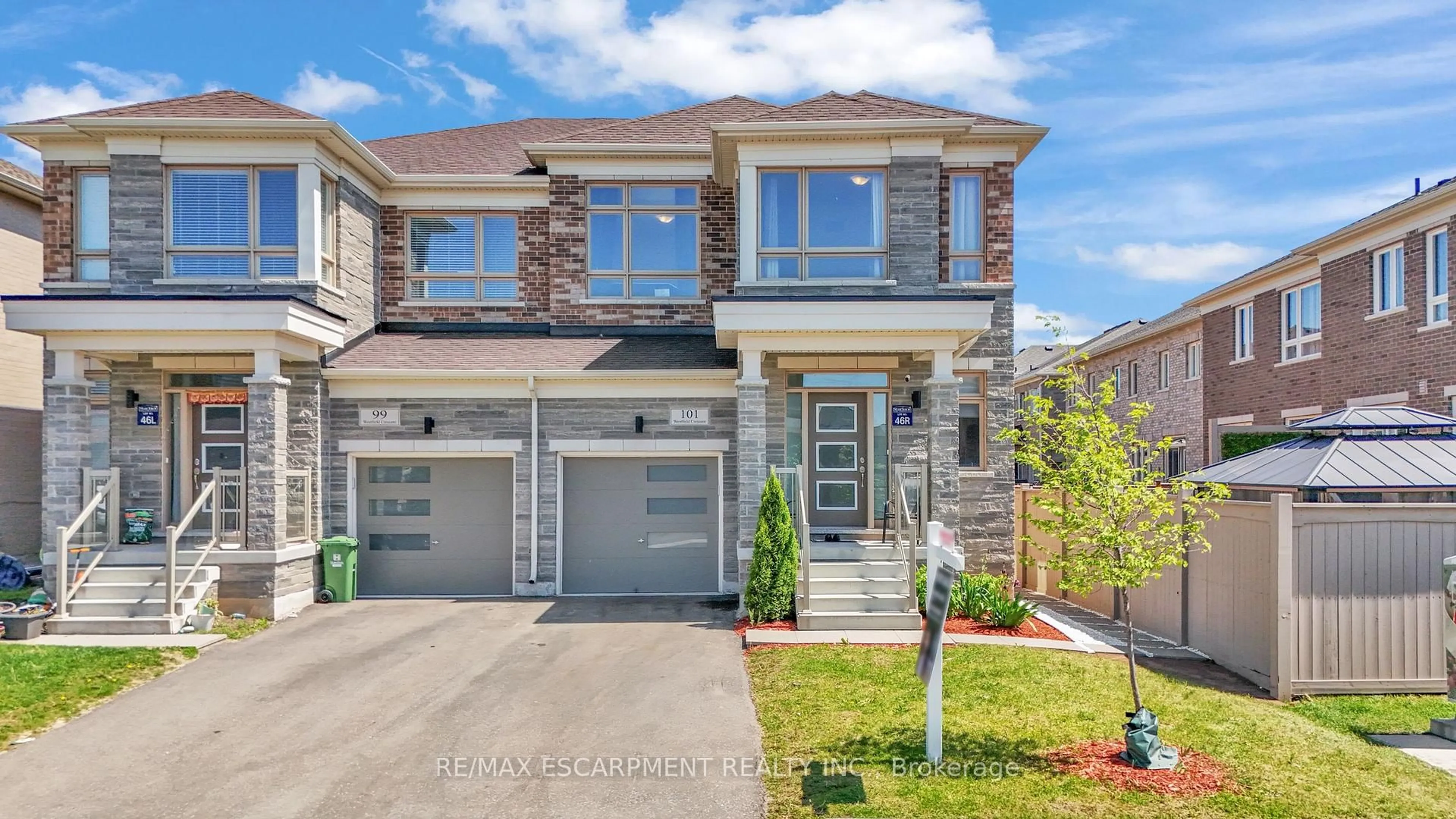Home with brick exterior material, street for 101 Westfield Cres, Hamilton Ontario L8B 1X9