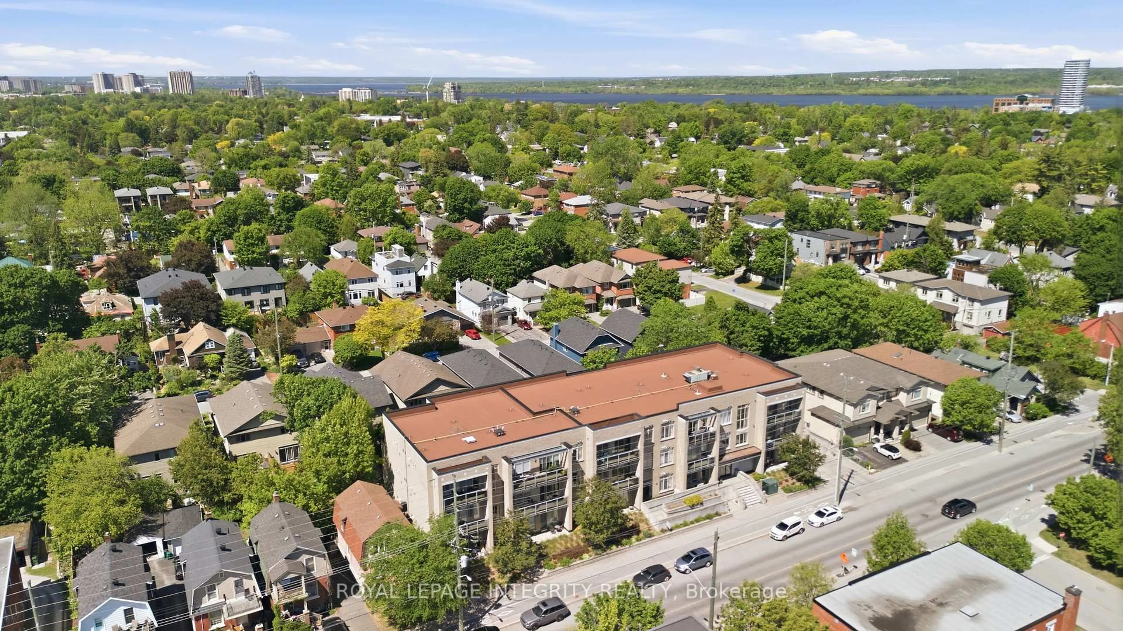 A pic from outside/outdoor area/front of a property/back of a property/a pic from drone, unknown for 682 Churchill Ave #310, Ottawa Ontario K1Z 5G5