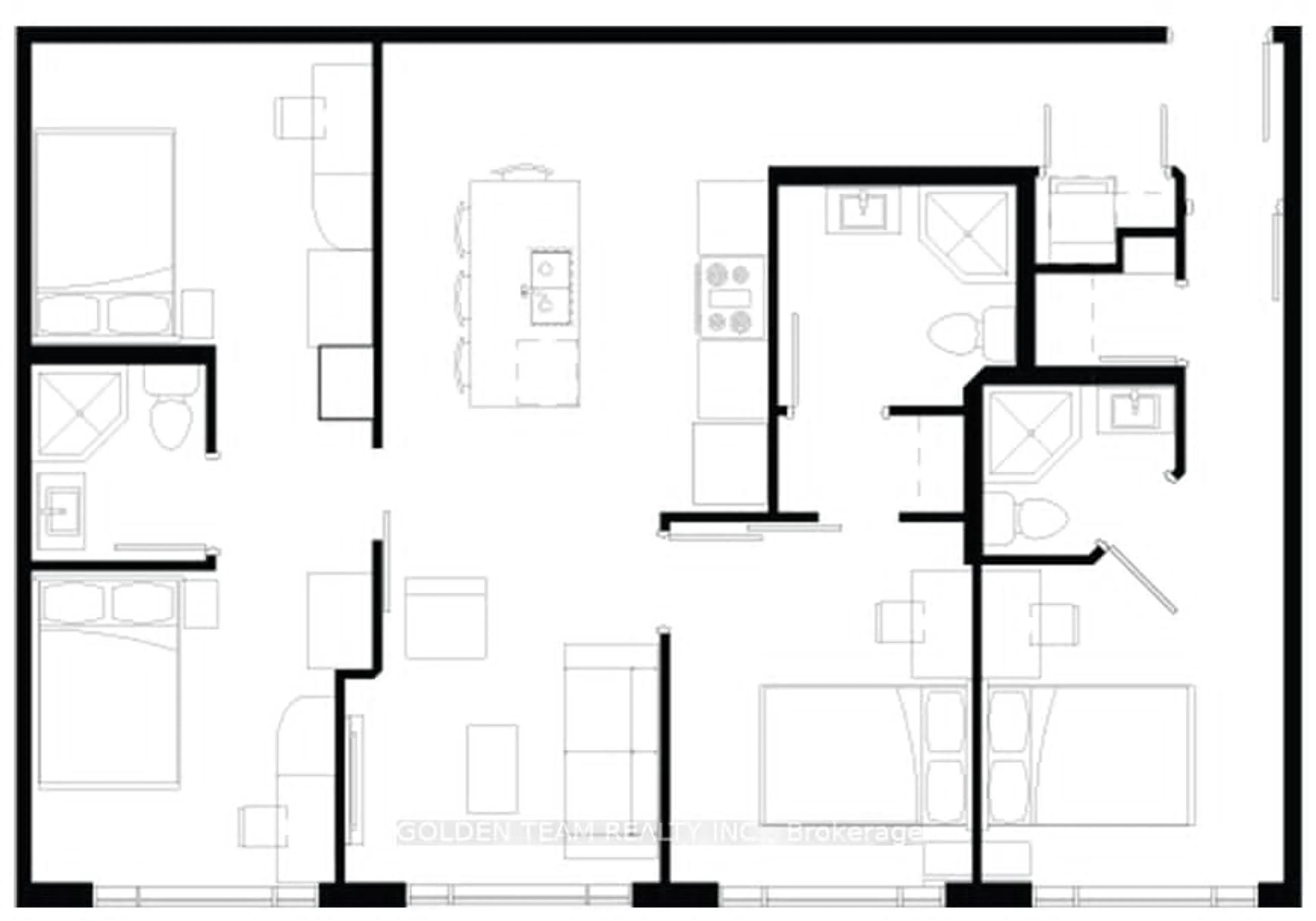 Floor plan for 330 Philips St #s1608, Waterloo Ontario N2L 3W9