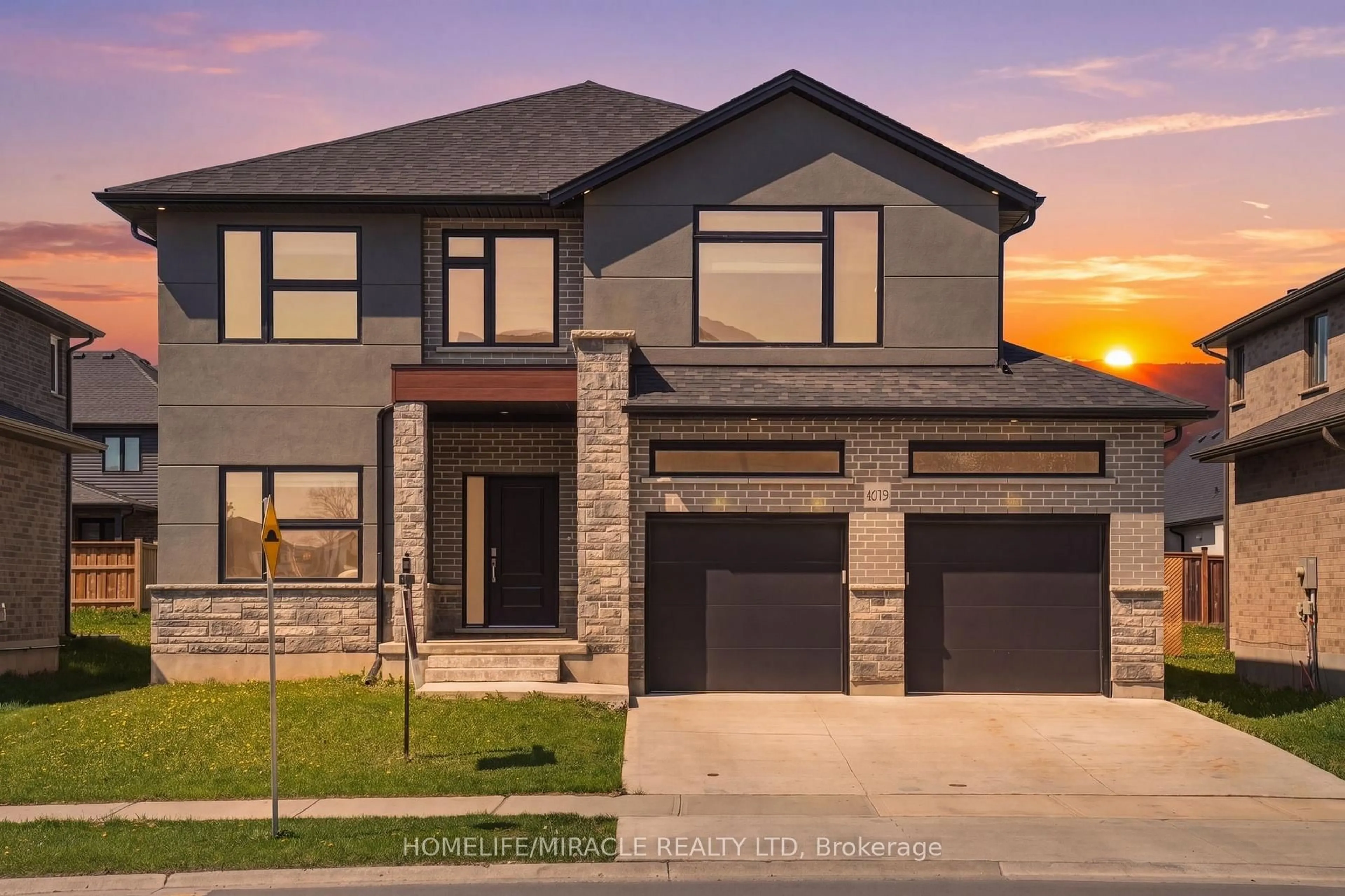 Home with brick exterior material, street for 4079 Campbell St, London South Ontario N6P 0H5