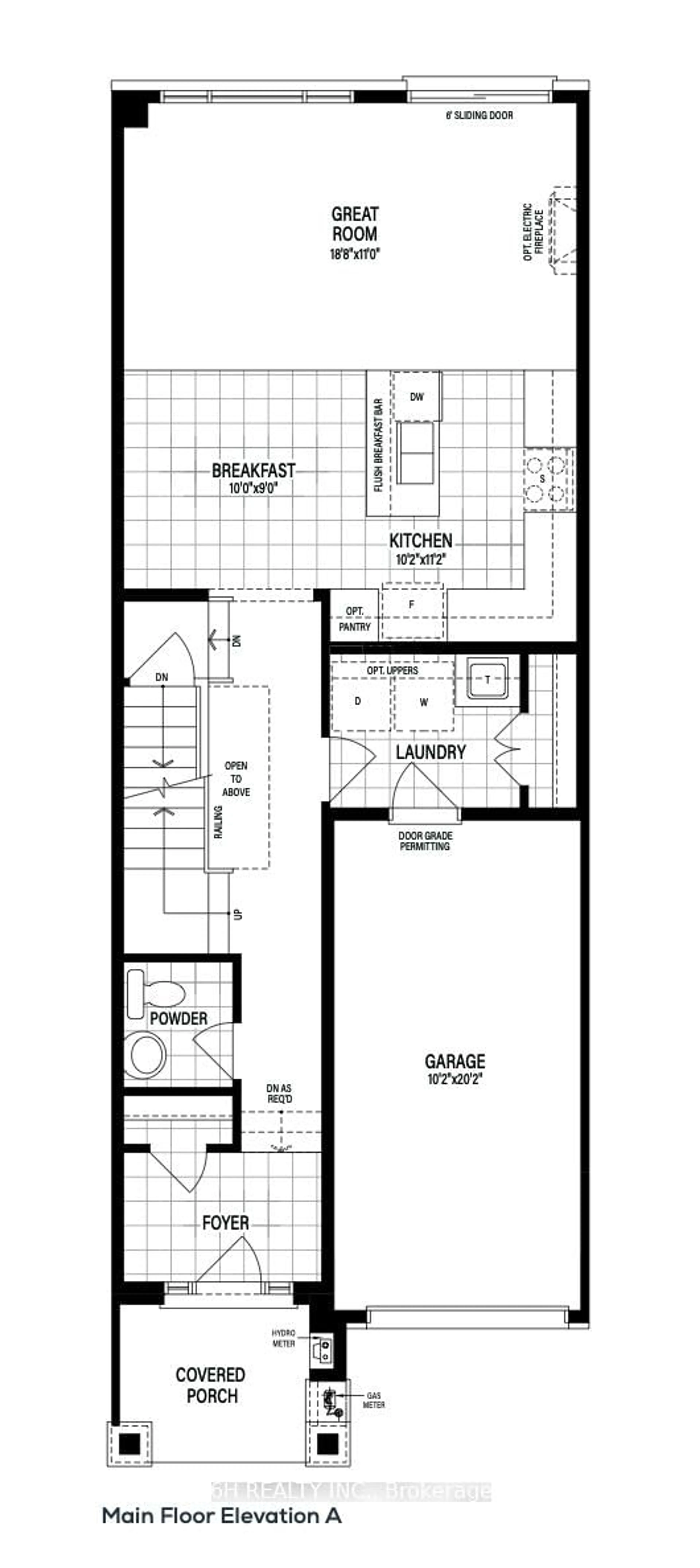 Floor plan for 738 Carpenter Tr #Lot 135-5, Peterborough Ontario K9K 0J3
