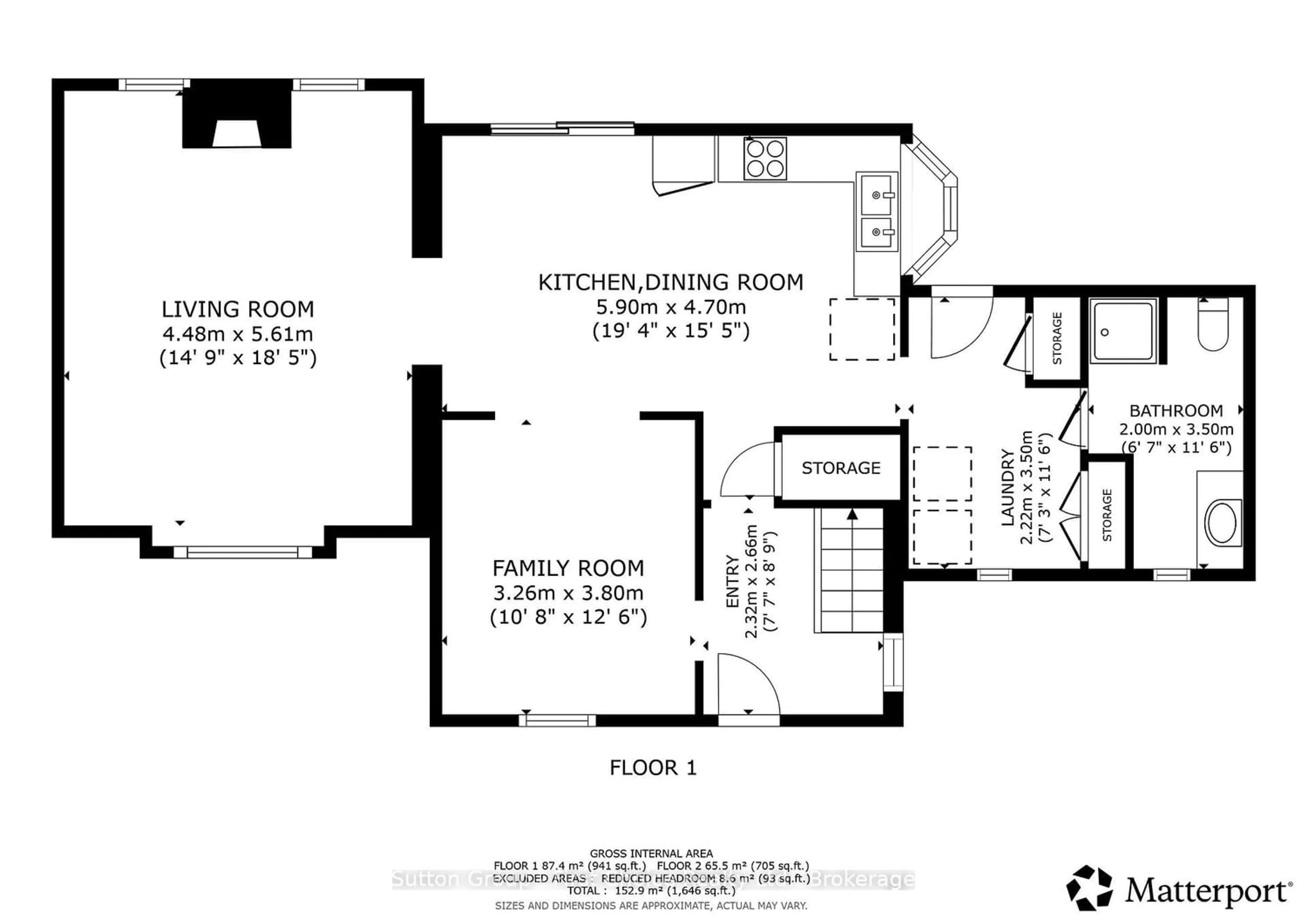 Floor plan for 409 Mornington St, Stratford Ontario N5A 5G7